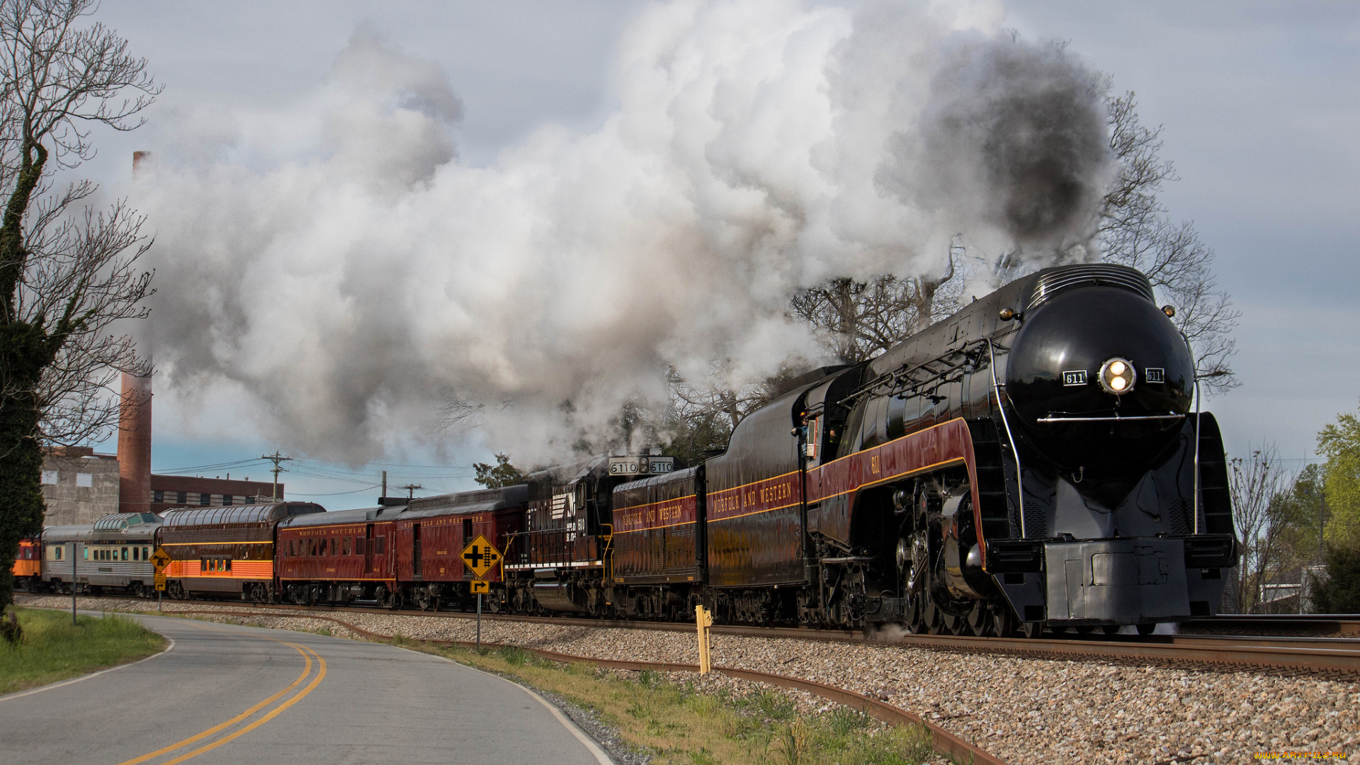 техника, паровозы, состав, локомотив