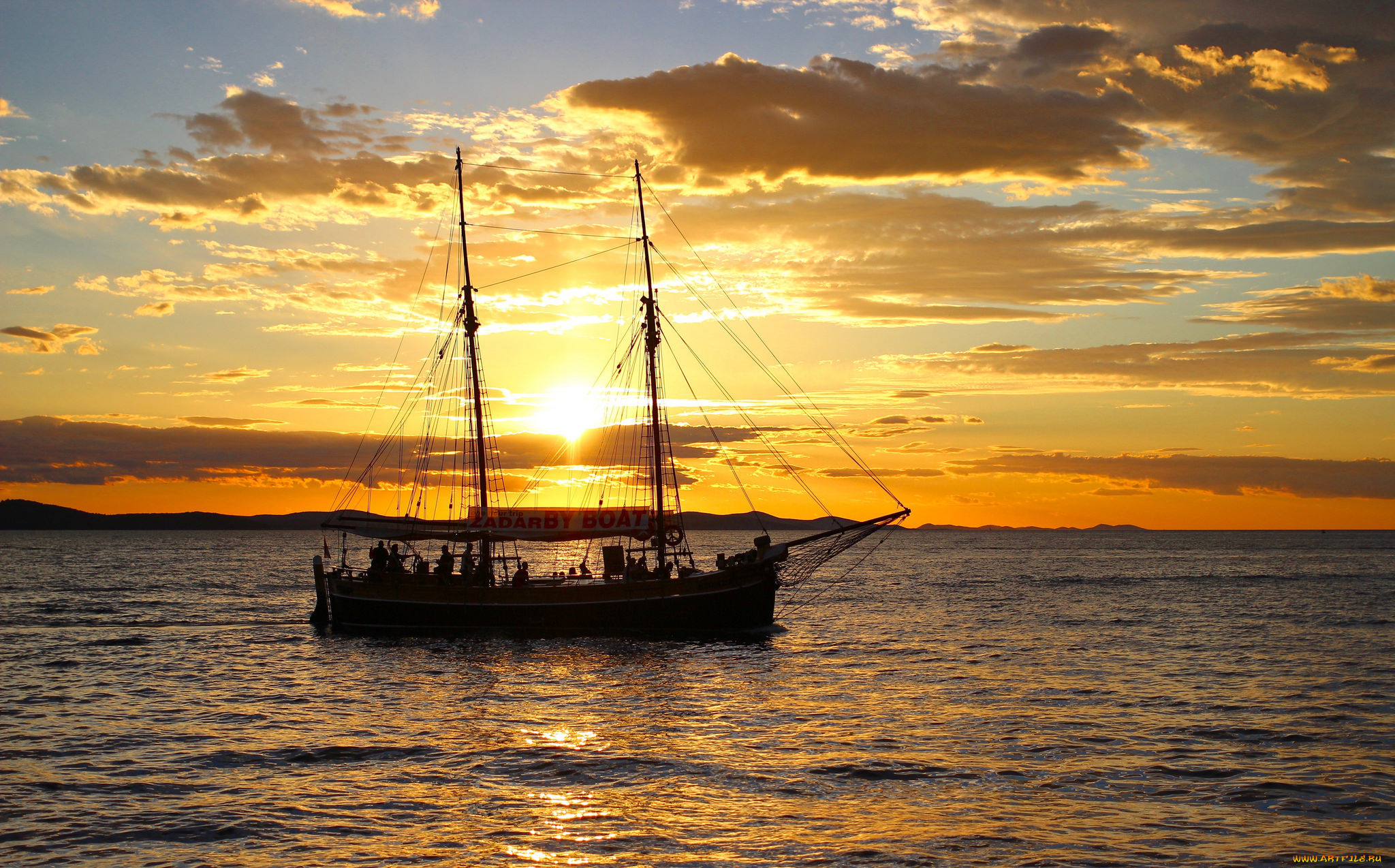 корабли, парусники, паруса, мачты