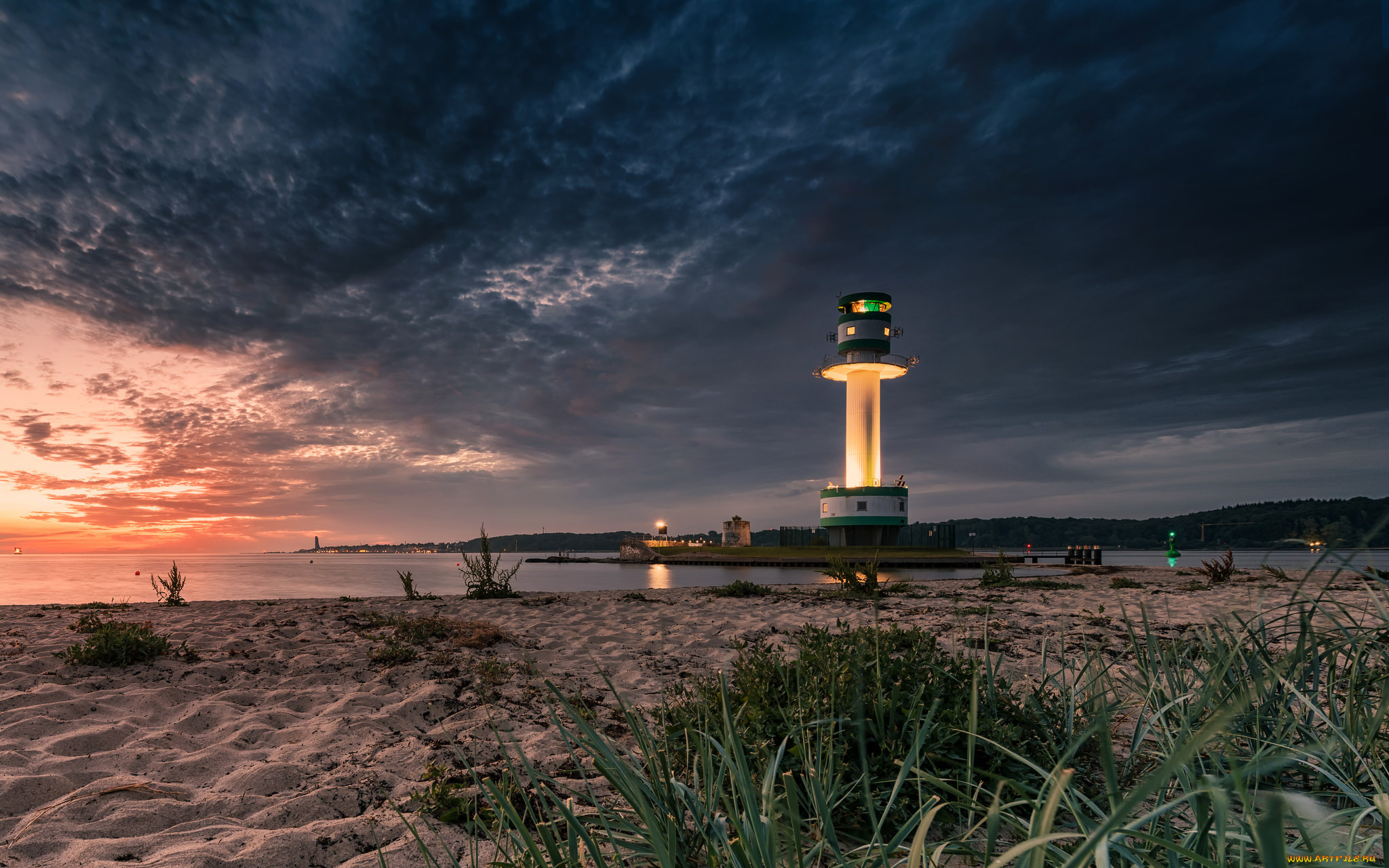 природа, маяки, побережье, маяк