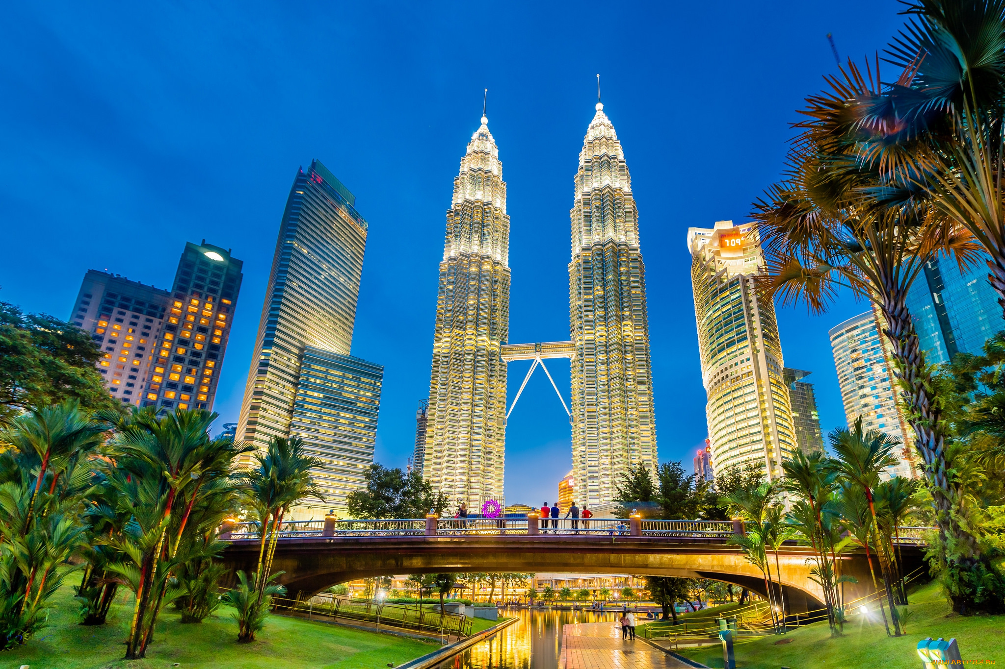 города, куала-лумпур, , малайзия, башни