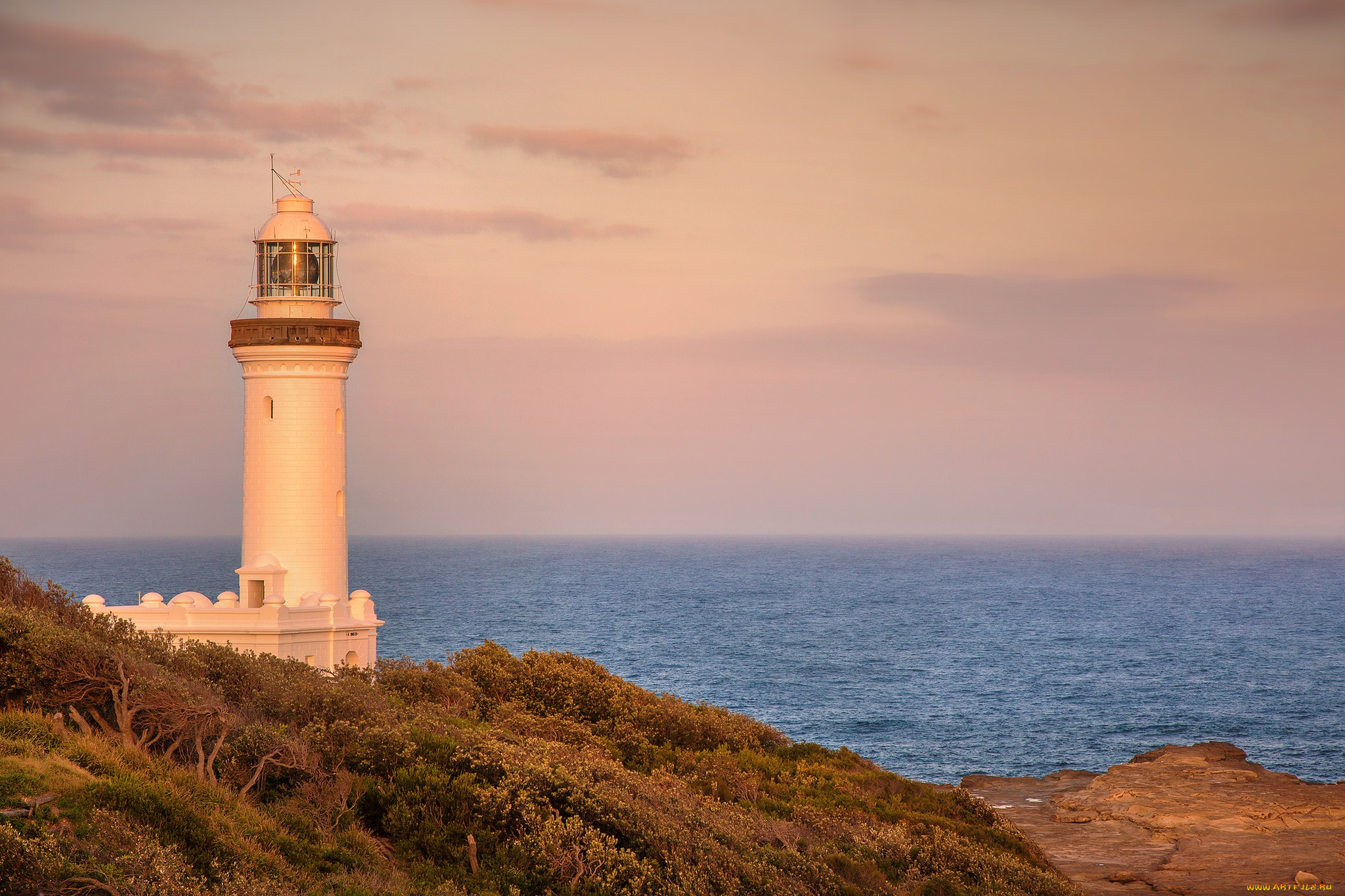 природа, маяки, маяк, побережье