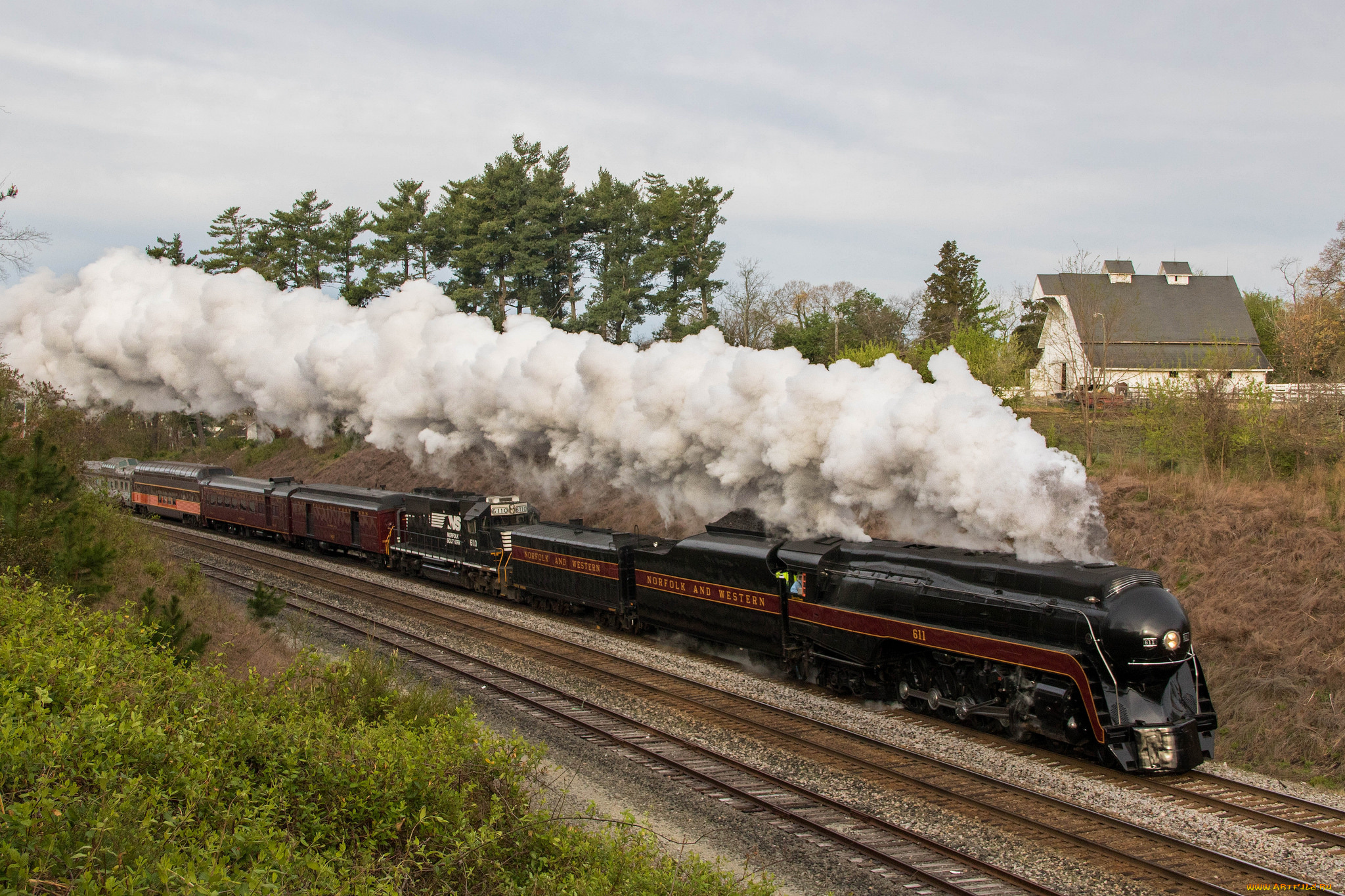 техника, паровозы, состав, локомотив