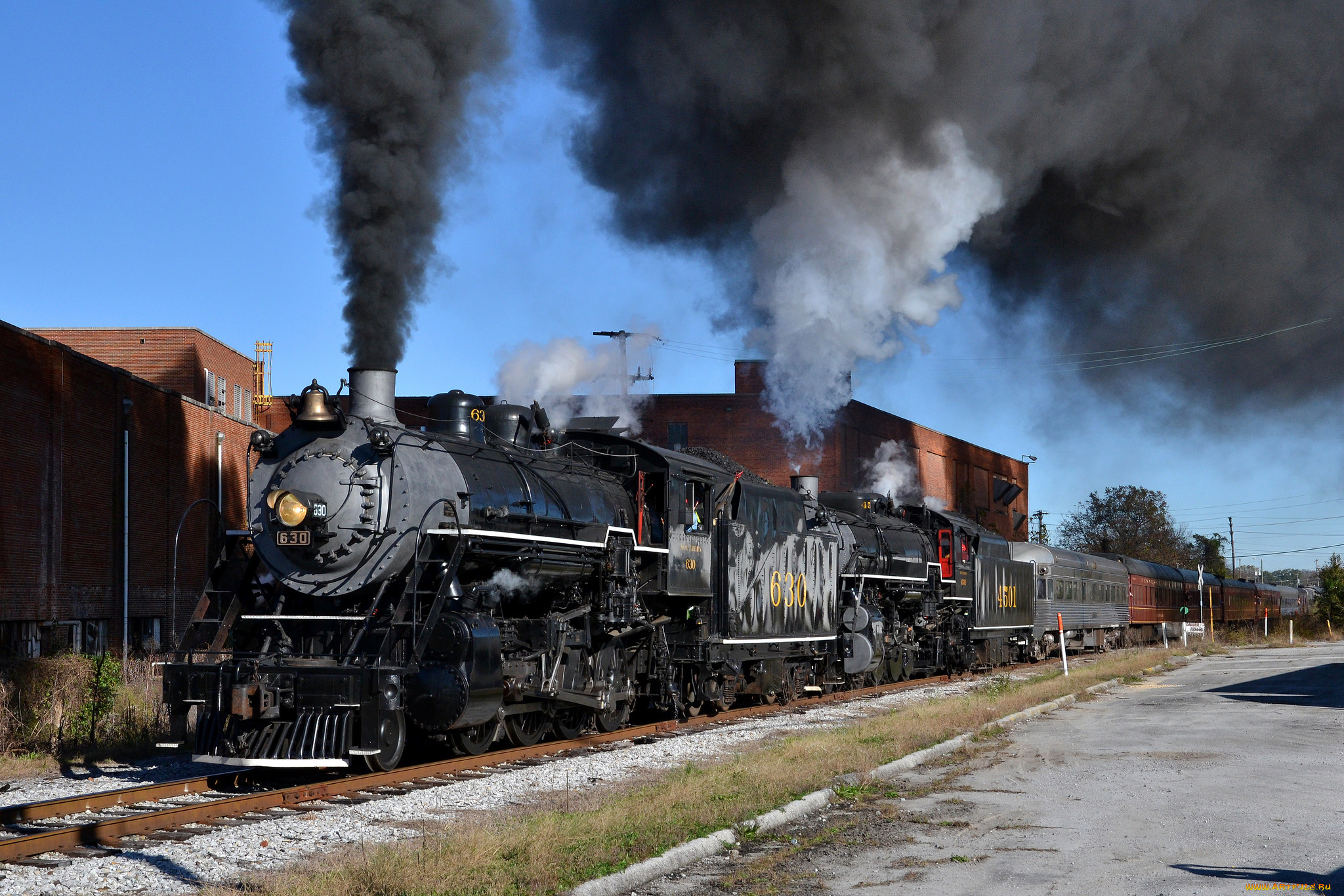 техника, паровозы, состав, локомотив