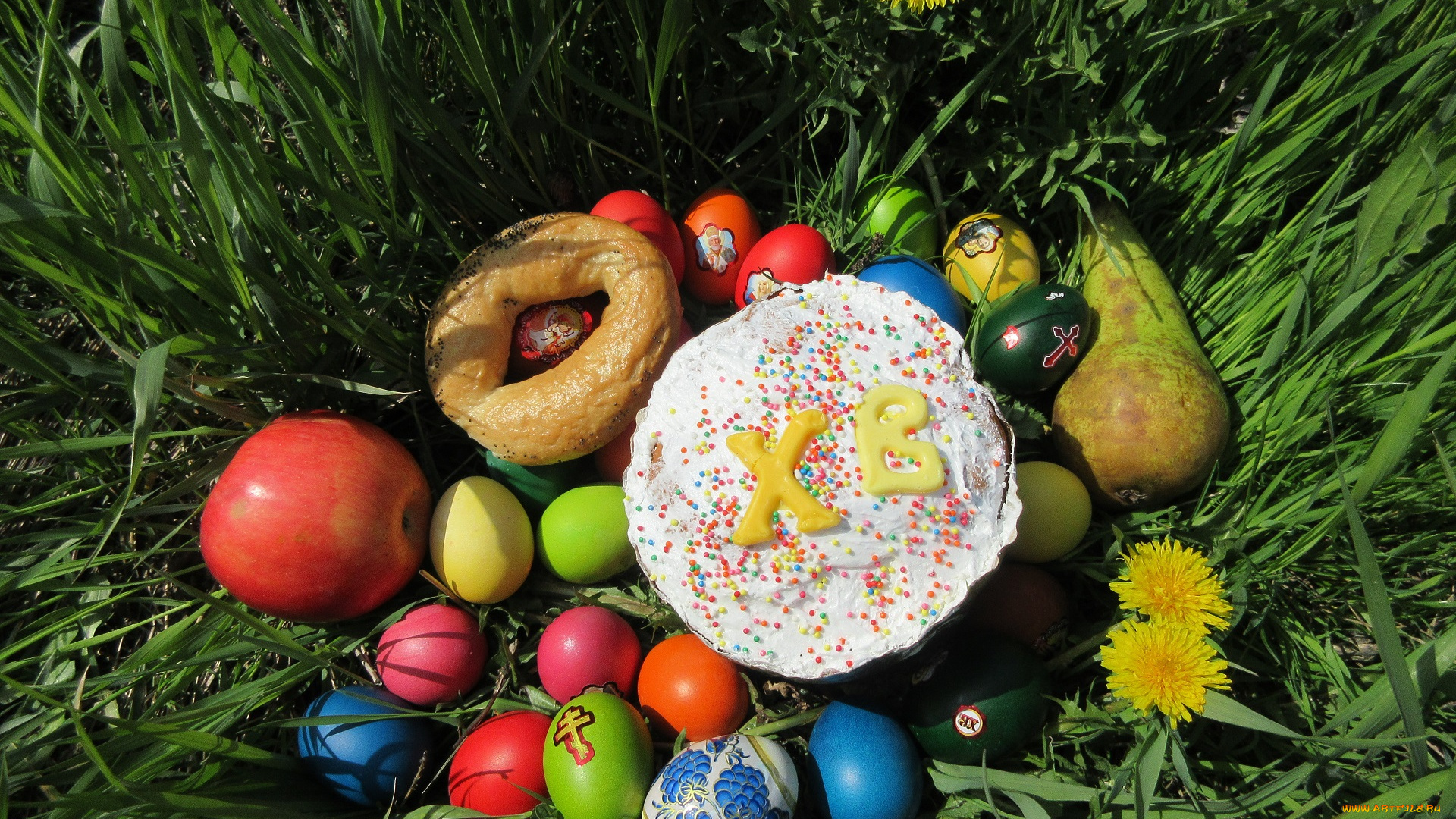 праздничные, пасха, весна, 2018