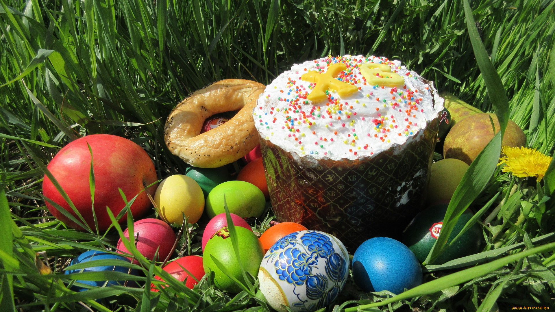 праздничные, пасха, весна, 2018