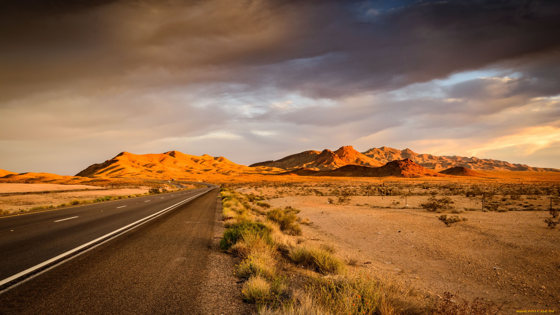 природа, дороги, простор