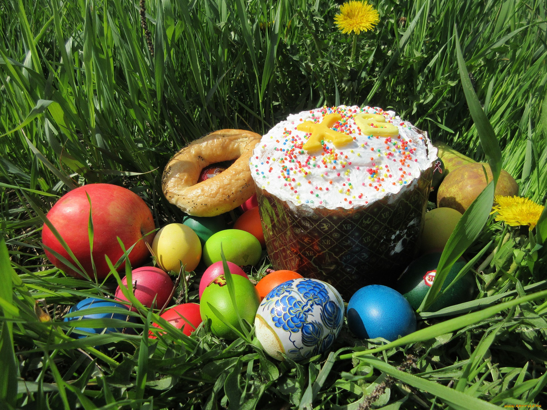 праздничные, пасха, весна, 2018