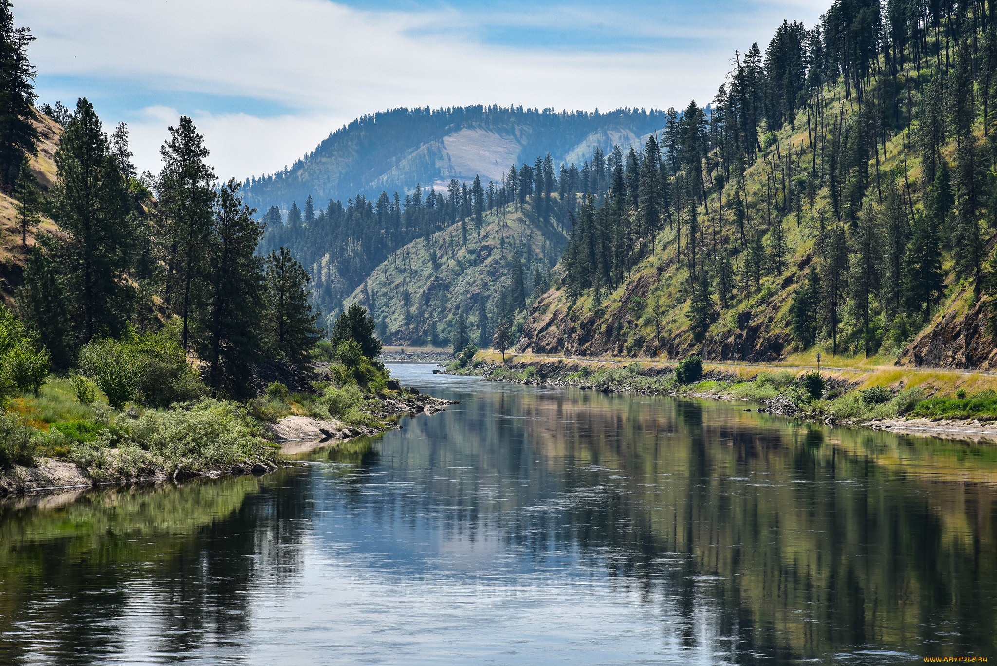 природа, реки, озера, простор