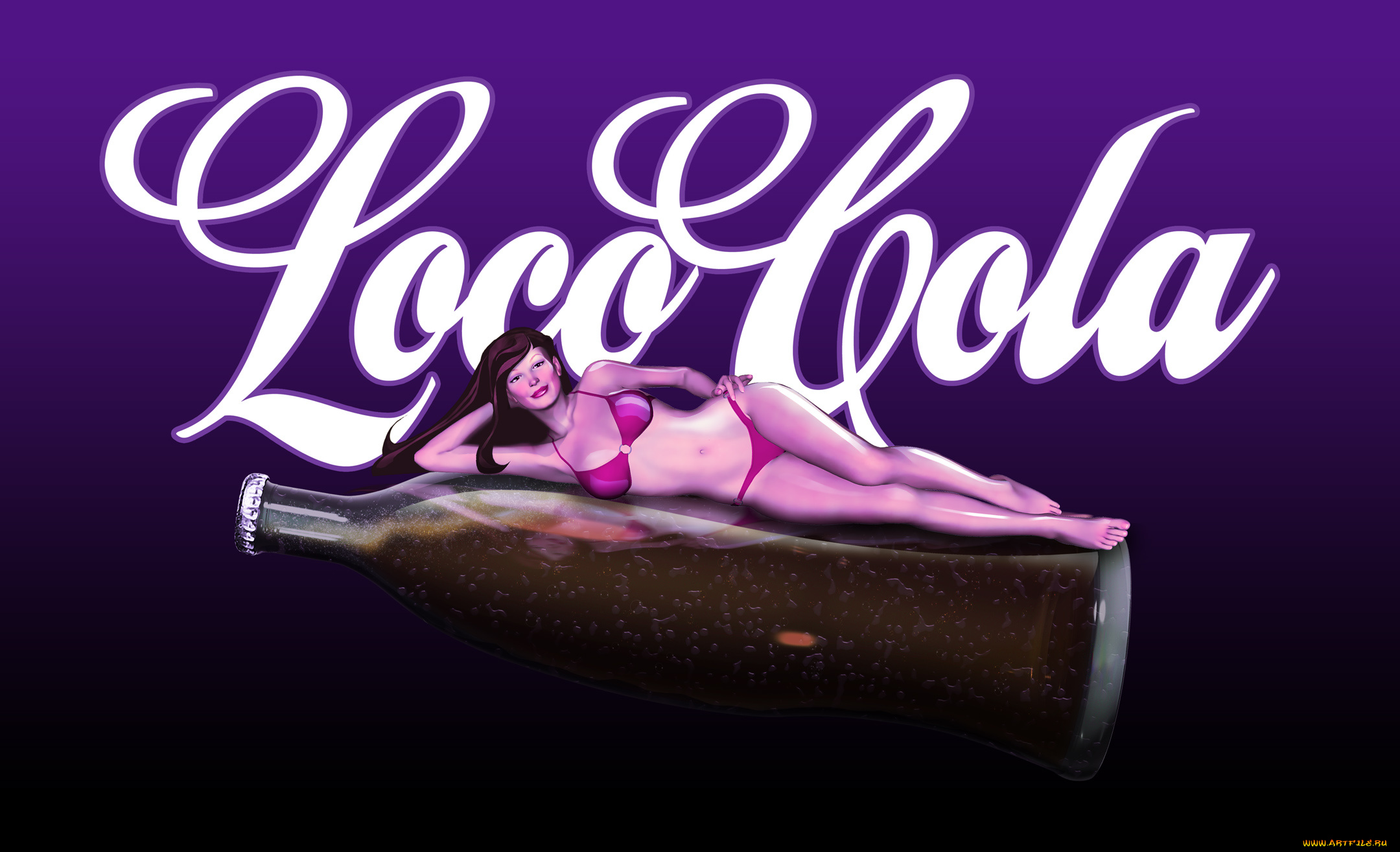 юмор, и, приколы, фон, бутылка, девушка