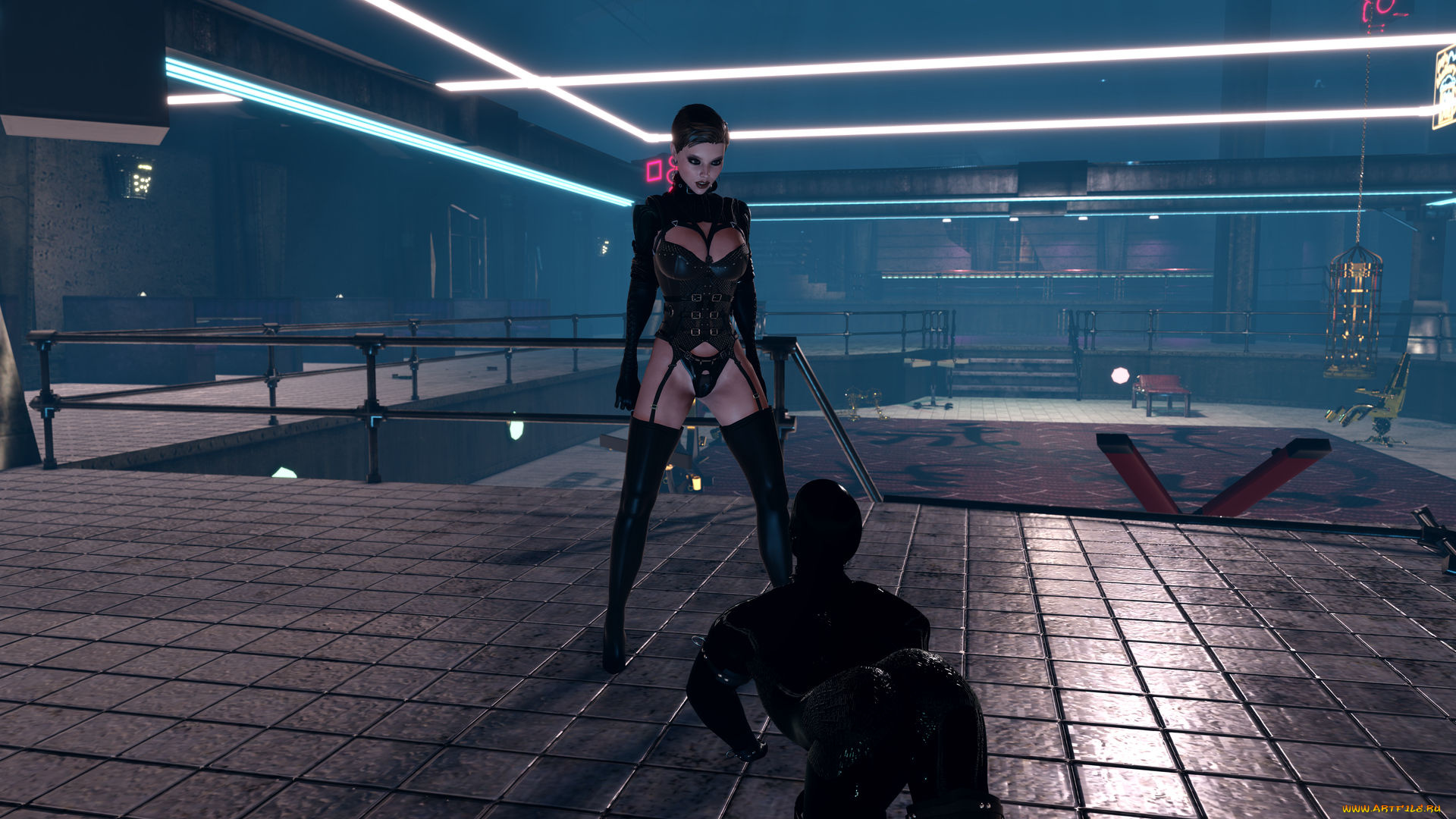 3д, графика, фантазия, , fantasy, девушки, фон, взгляд