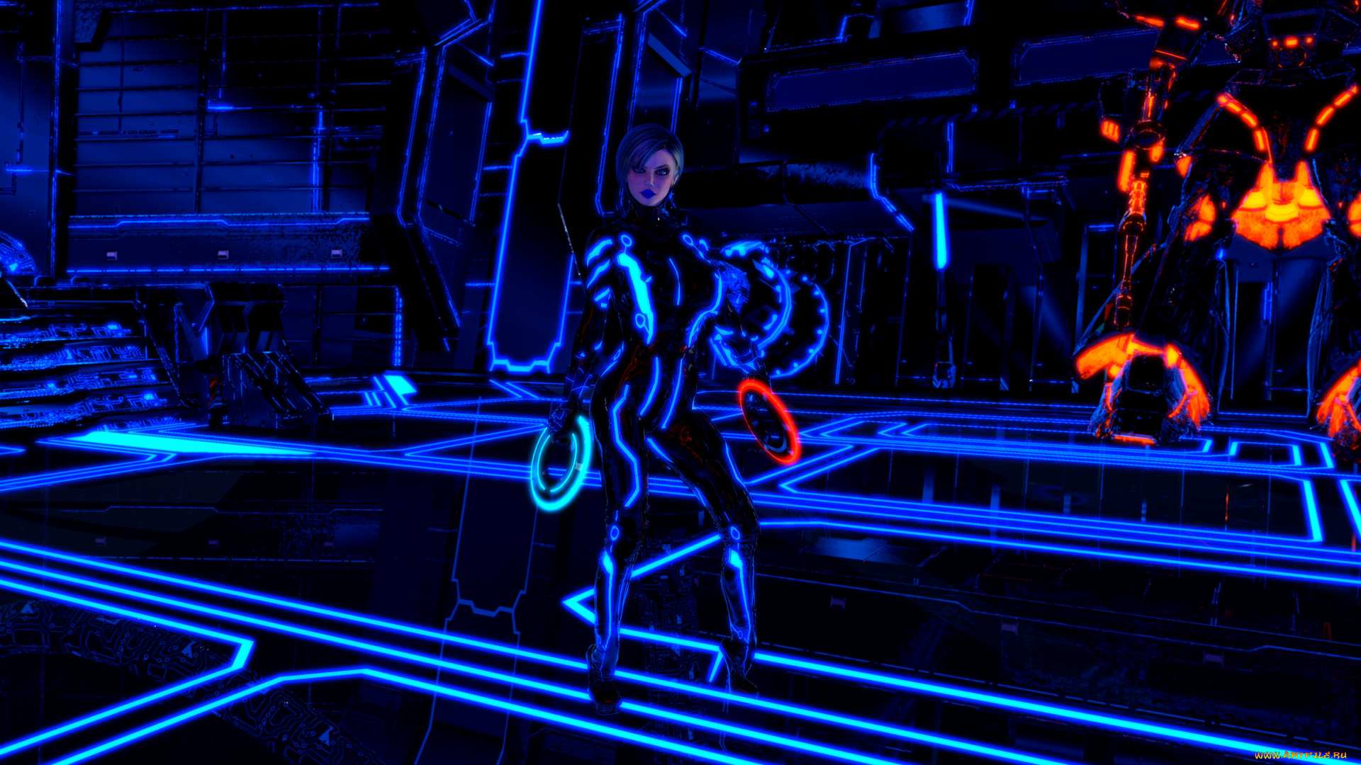 3д, графика, фантазия, , fantasy, фон, взгляд, девушка