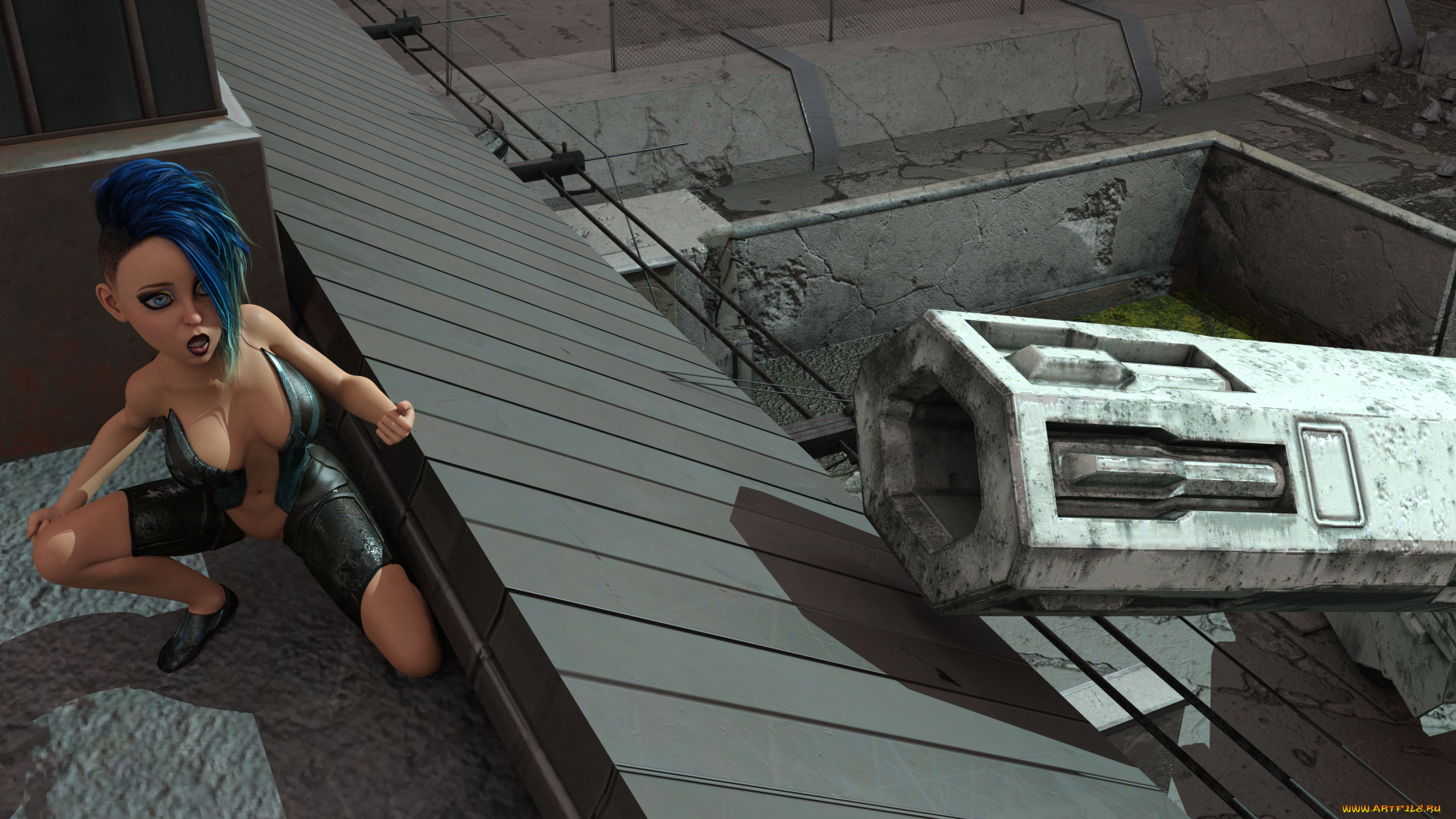 3д, графика, фантазия, , fantasy, фон, взгляд, девушка