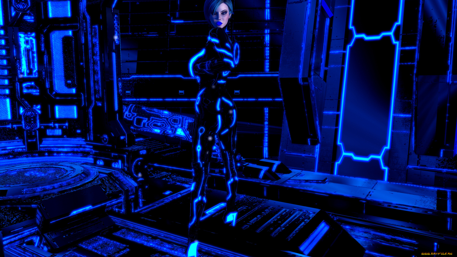 3д, графика, фантазия, , fantasy, взгляд, девушка, фон