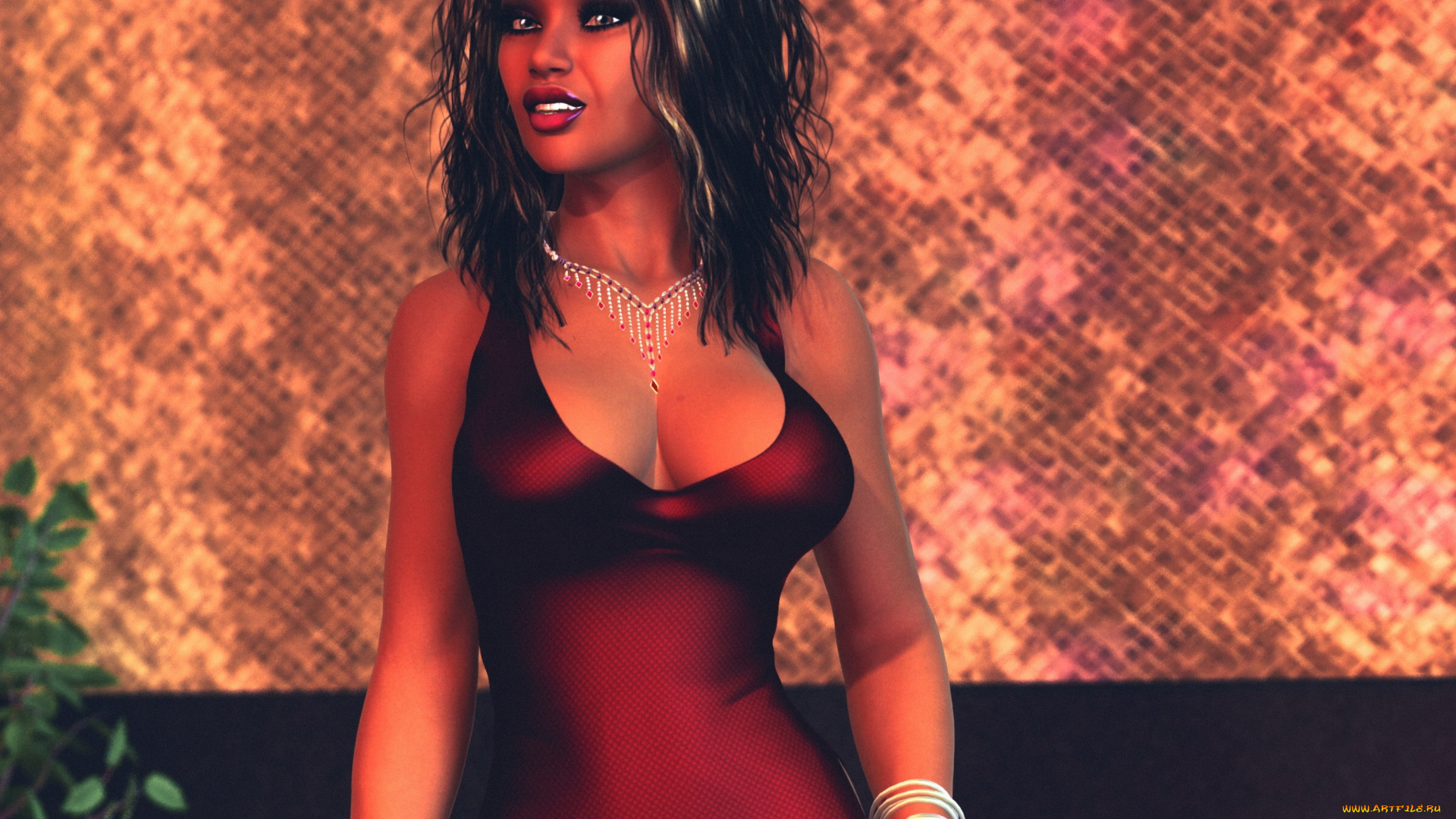 3д, графика, люди, , people, фон, взгляд, девушка