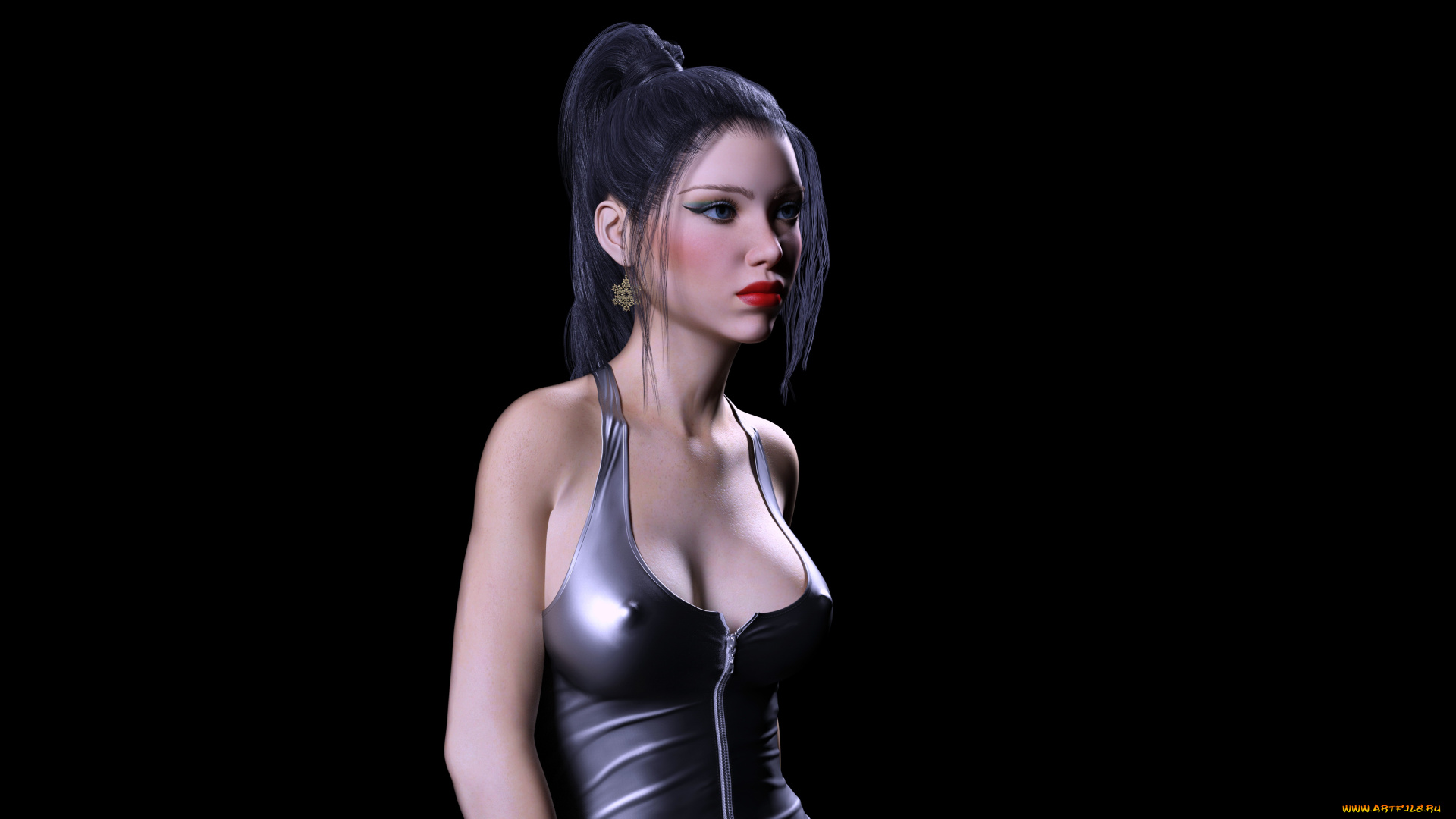 3д, графика, люди, , people, фон, взгляд, девушка