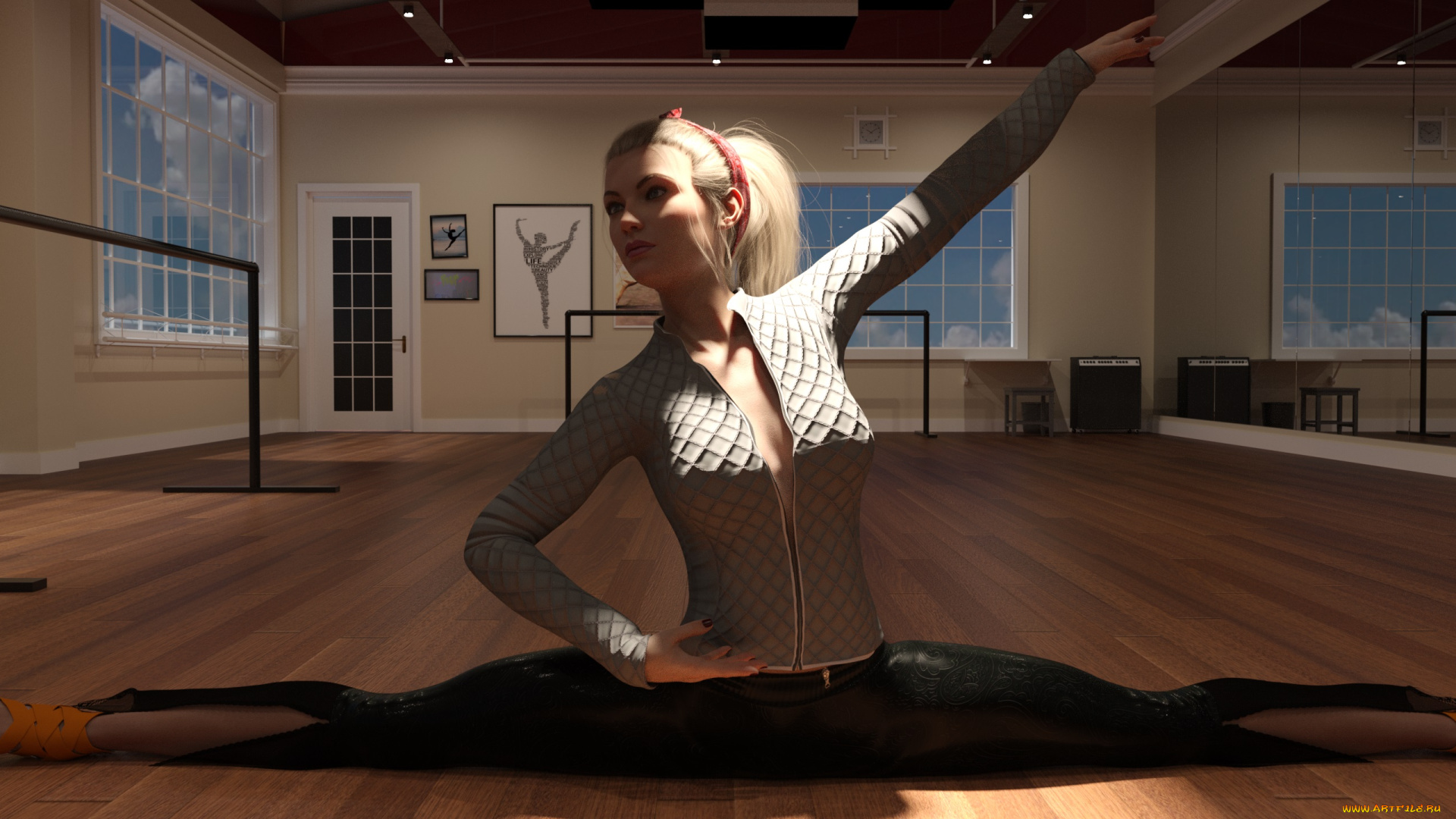 3д, графика, спорт, , sport, фон, взгляд, девушка