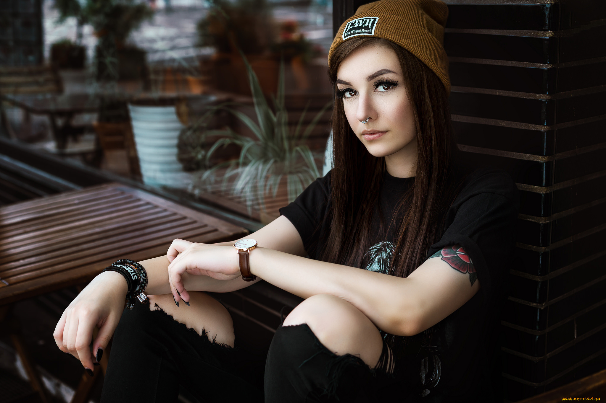 девушка, девушки, -unsort, , брюнетки, темноволосые, модель, laura, henning