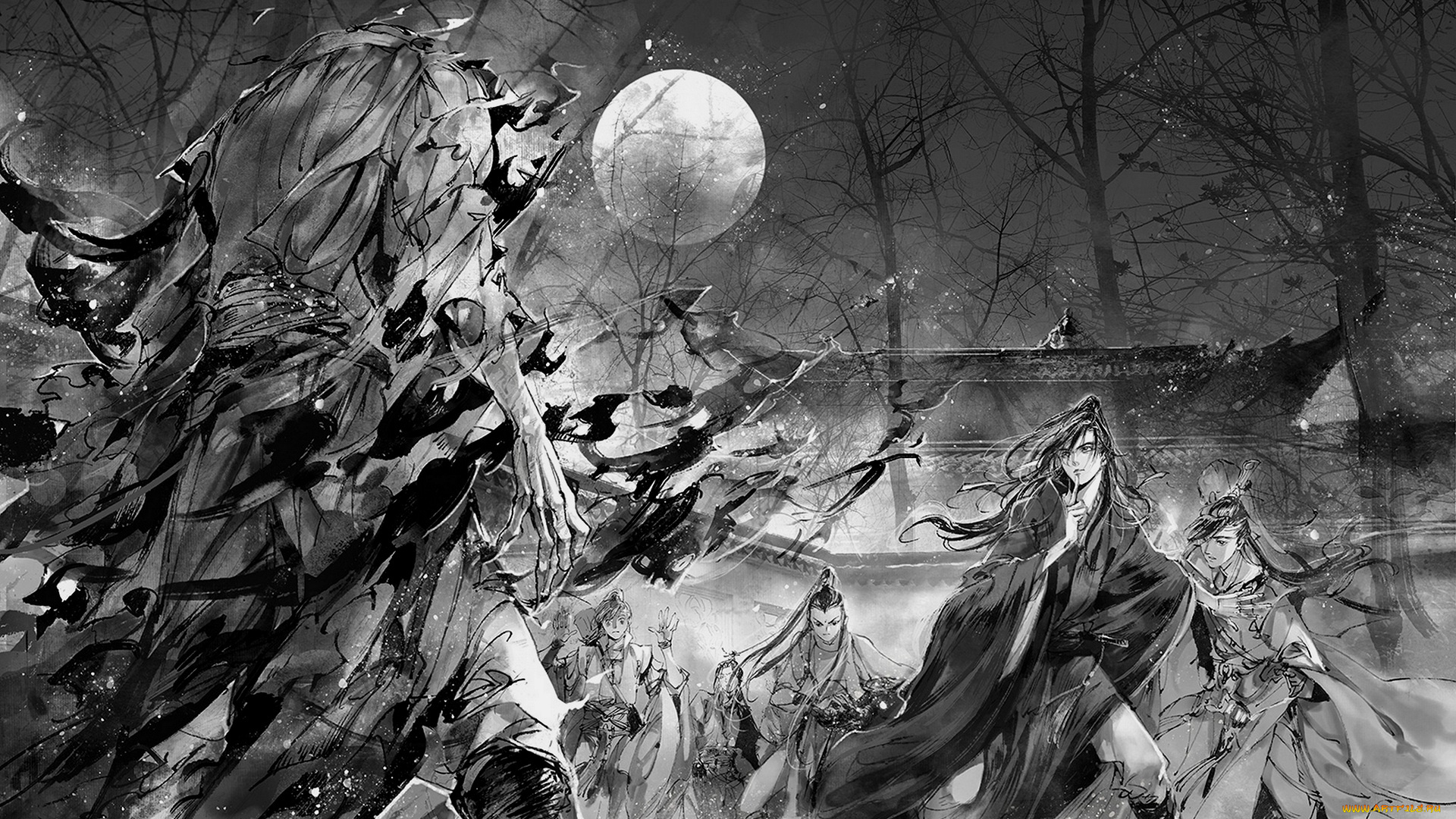 аниме, mo, dao, zu, shi, the, untamed, неукротимый, повелитель, чэньцин, мосян, тунсю, mo, dao, zu, shi, магистр, дьявольского, культа