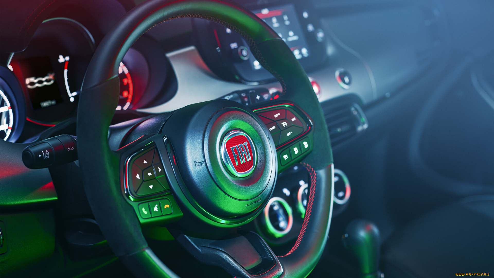 автомобили, спидометры, торпедо, 500, fiat