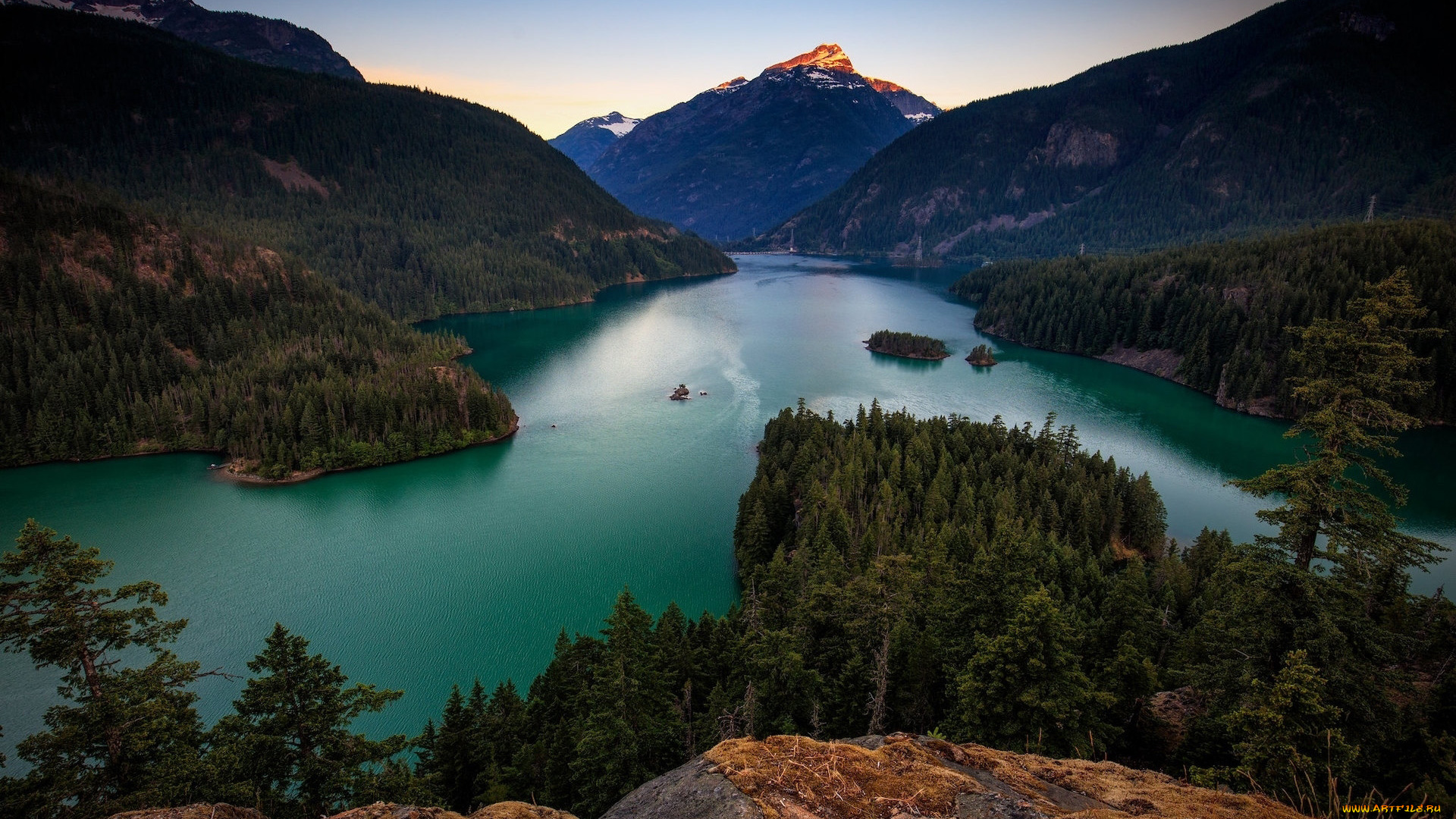 diablo, lake, usa, природа, реки, озера, diablo, lake