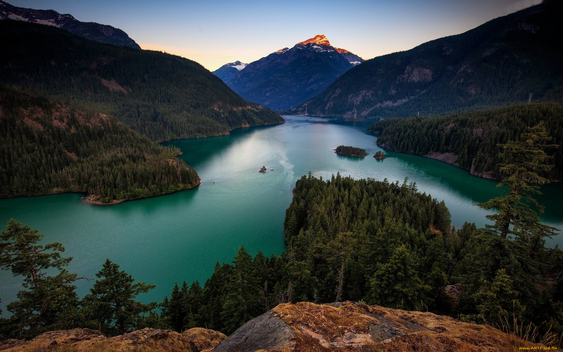 diablo, lake, usa, природа, реки, озера, diablo, lake