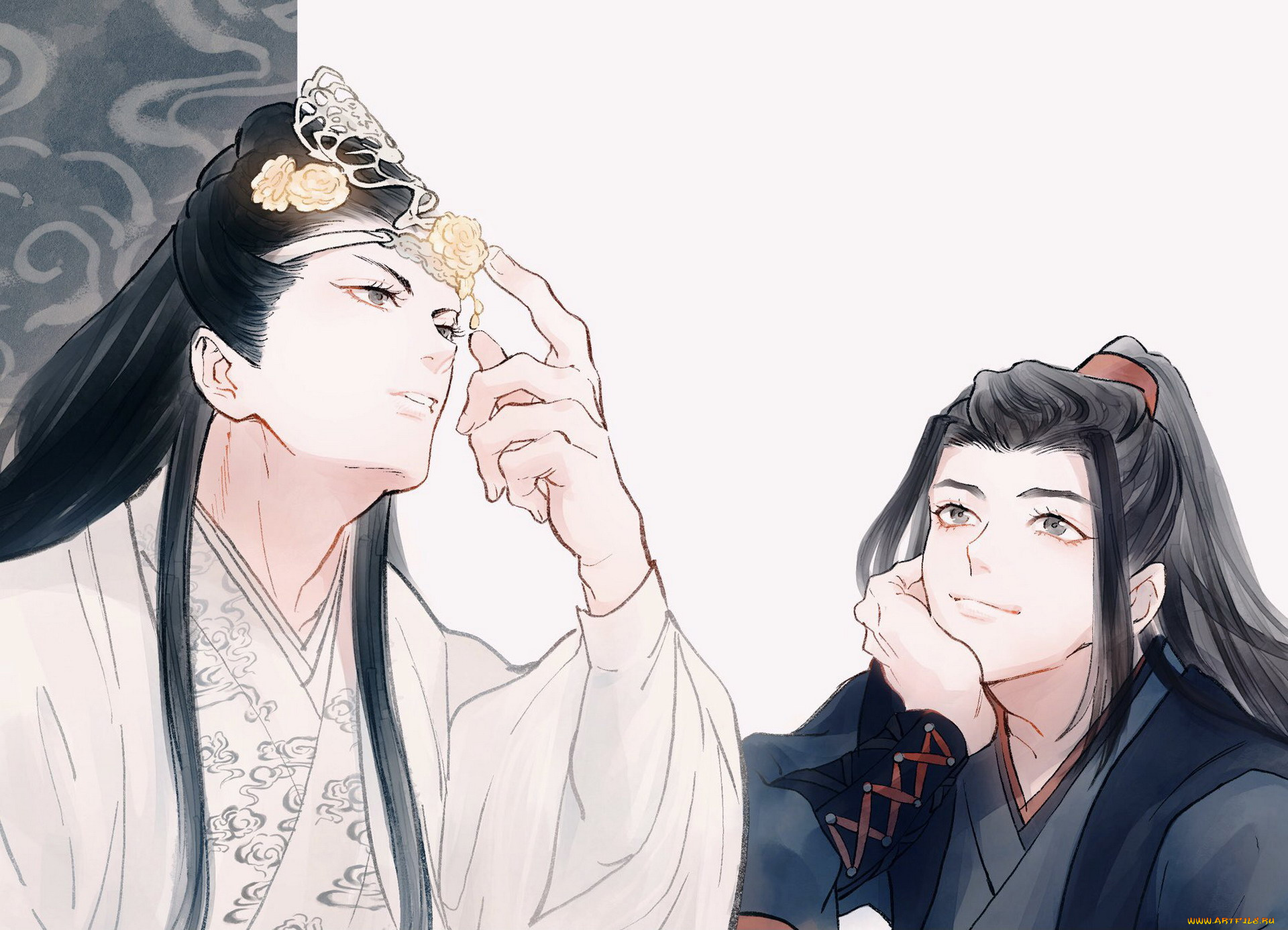 рисованное, кино, , мультфильмы, лань, ванцзи, вэй, усянь