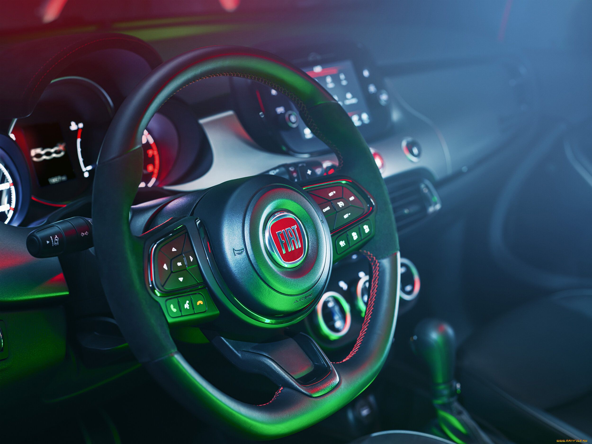 автомобили, спидометры, торпедо, 500, fiat