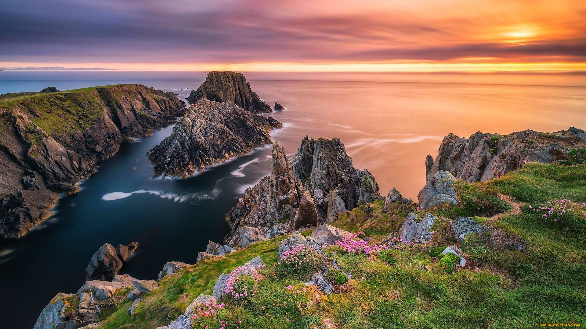 donegal, ireland, природа, побережье