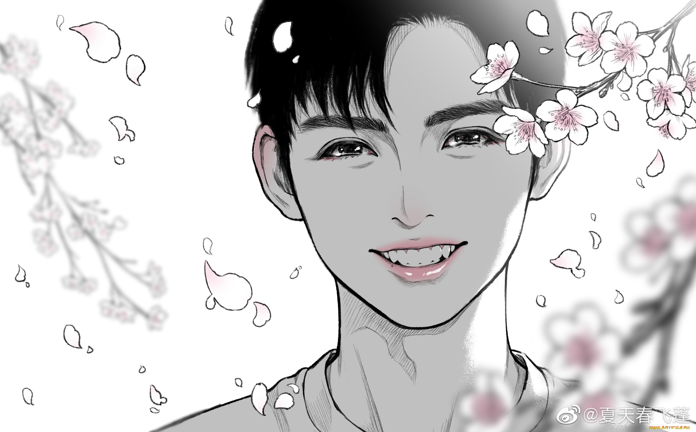 рисованное, люди, ван, хао, сюань