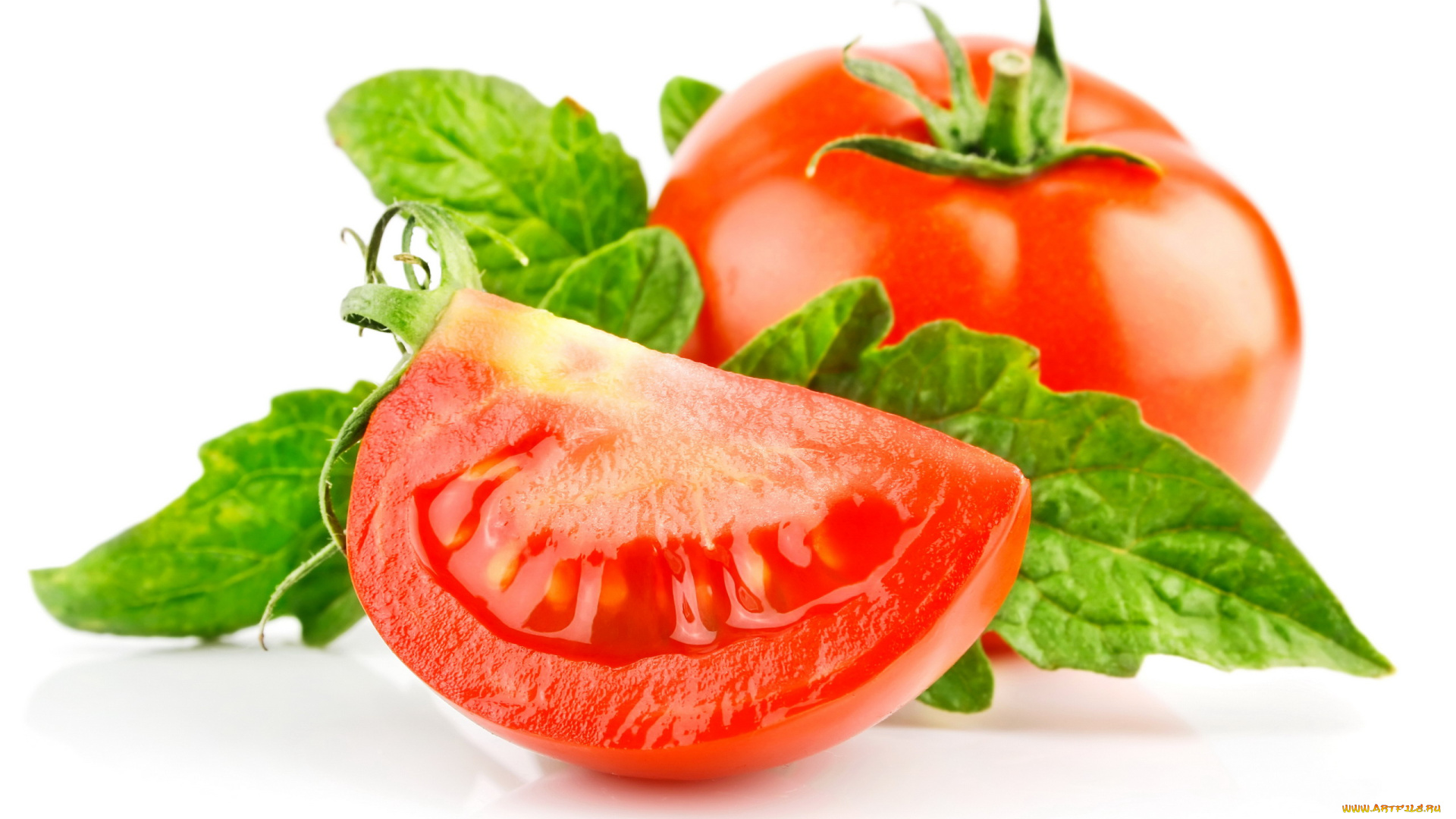 еда, помидоры, красные, спелые, томаты