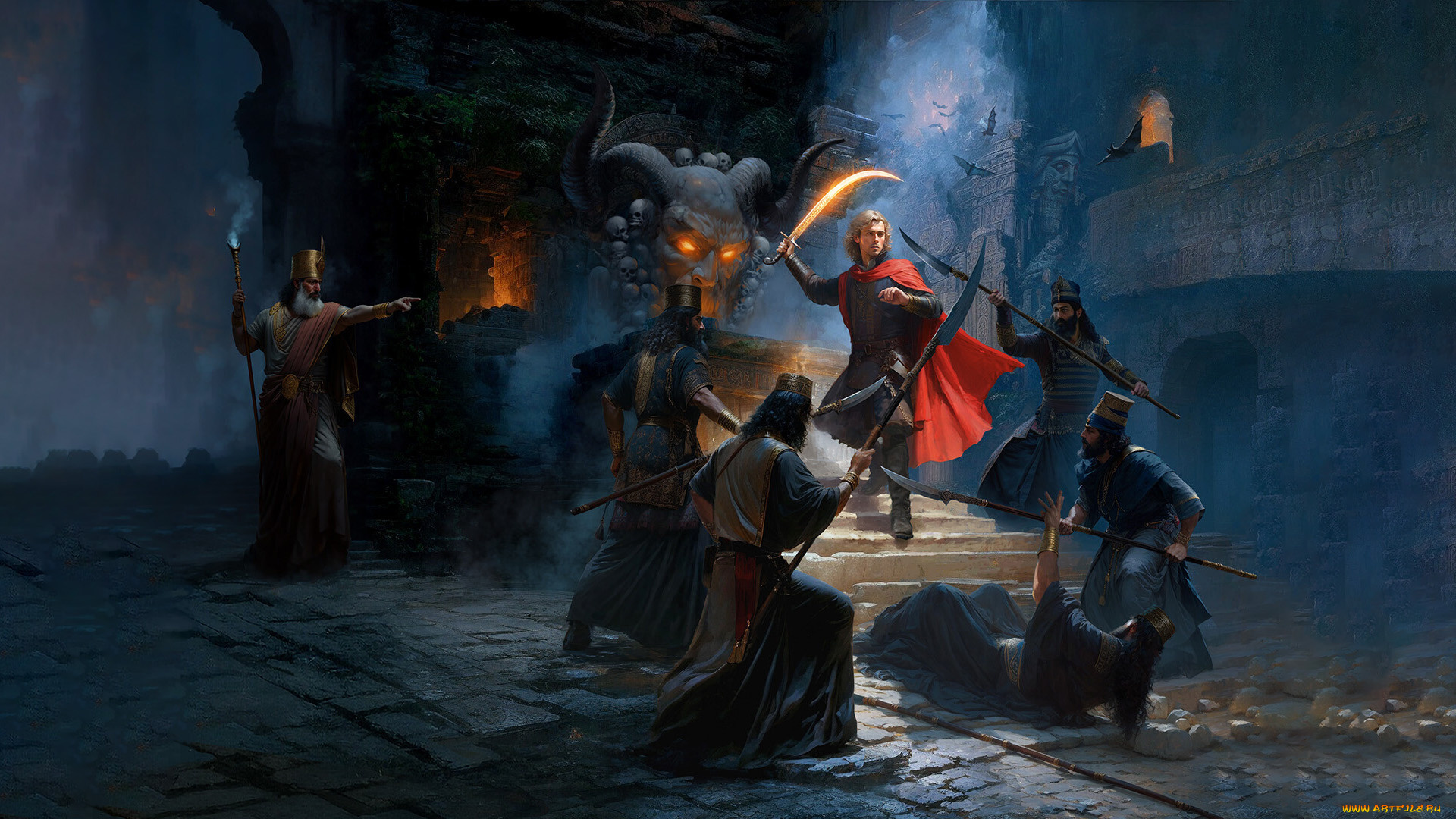 фэнтези, люди, воины