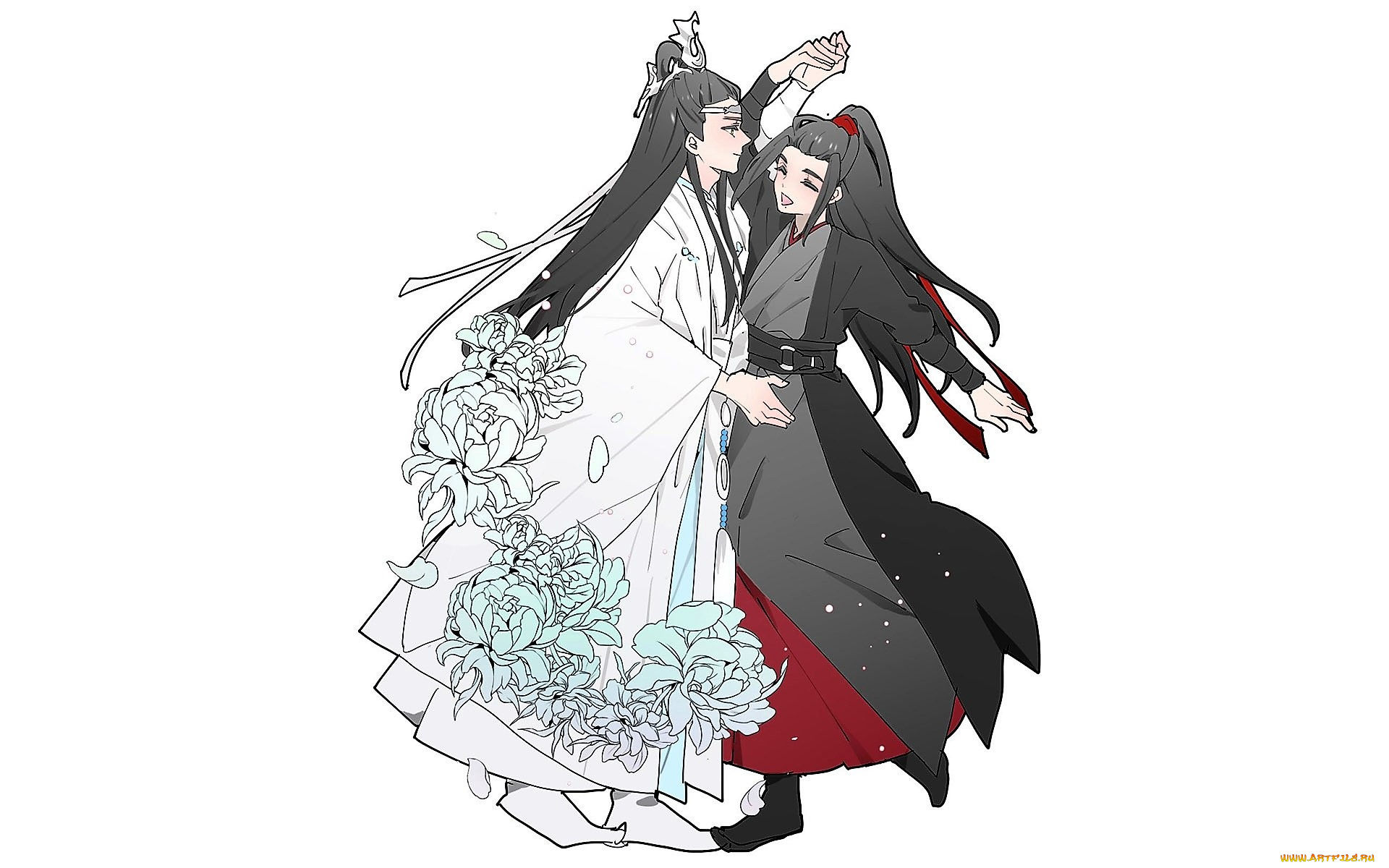 аниме, mo, dao, zu, shi, лань, ванцзи, вэй, усянь, танец