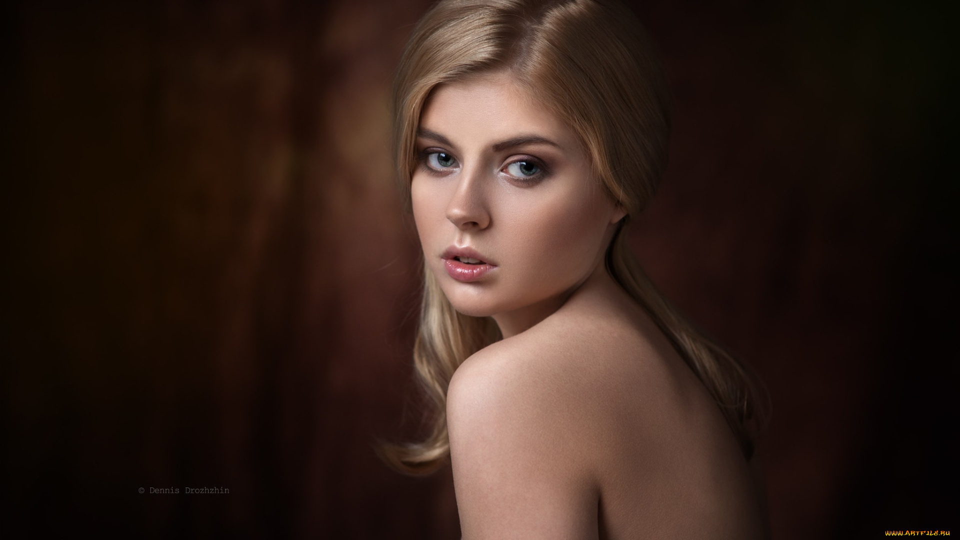 девушки, selena, verner, блондинка, портрет, селена, вернер, денис, дрожжин, женщины, в, помещении, модель, смотрит, на, зрителя, студия