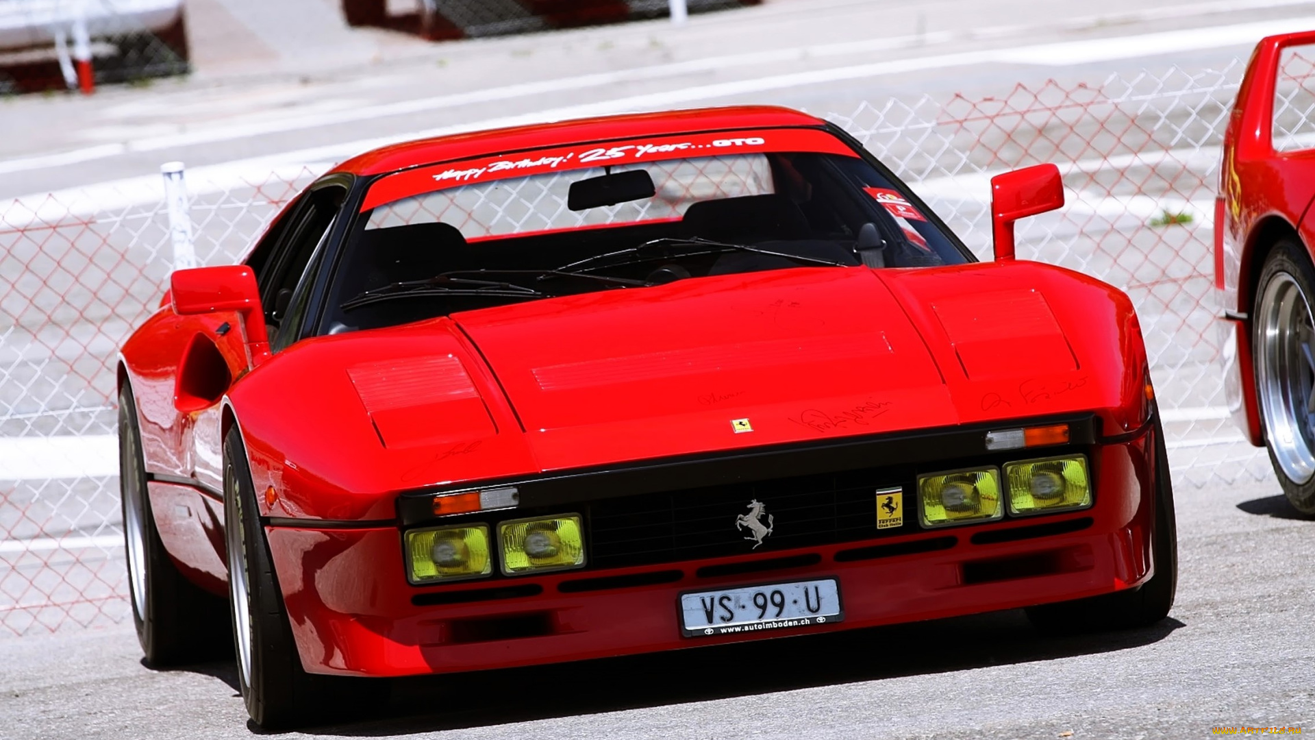 ferrari, 288, gto, автомобили, ferrari, красный