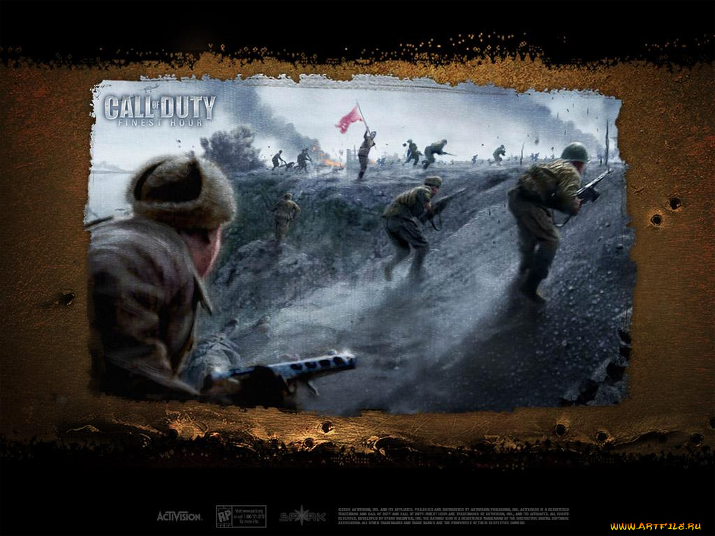 call, of, duty, finest, hour, видео, игры