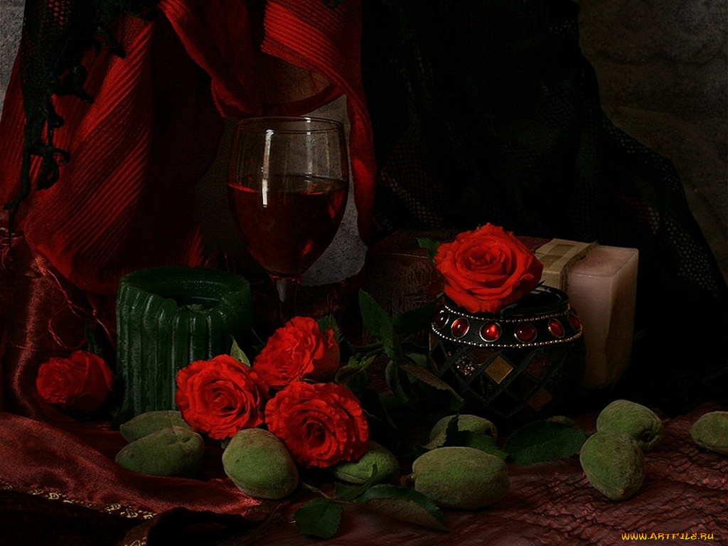 пери, зелёный, миндаль, еда, натюрморт