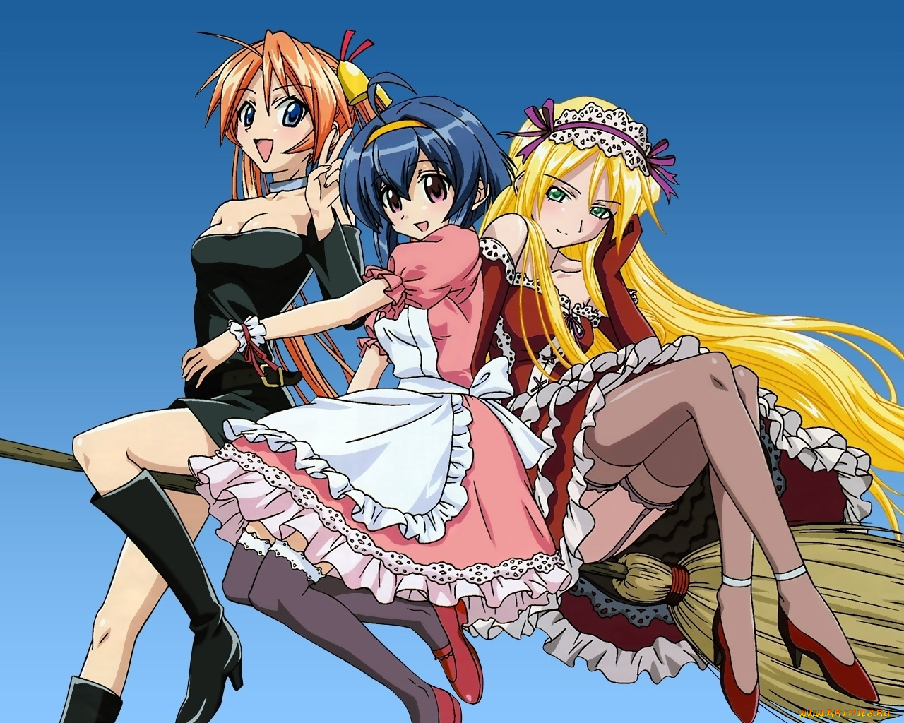 аниме, mahou, sensei, negima