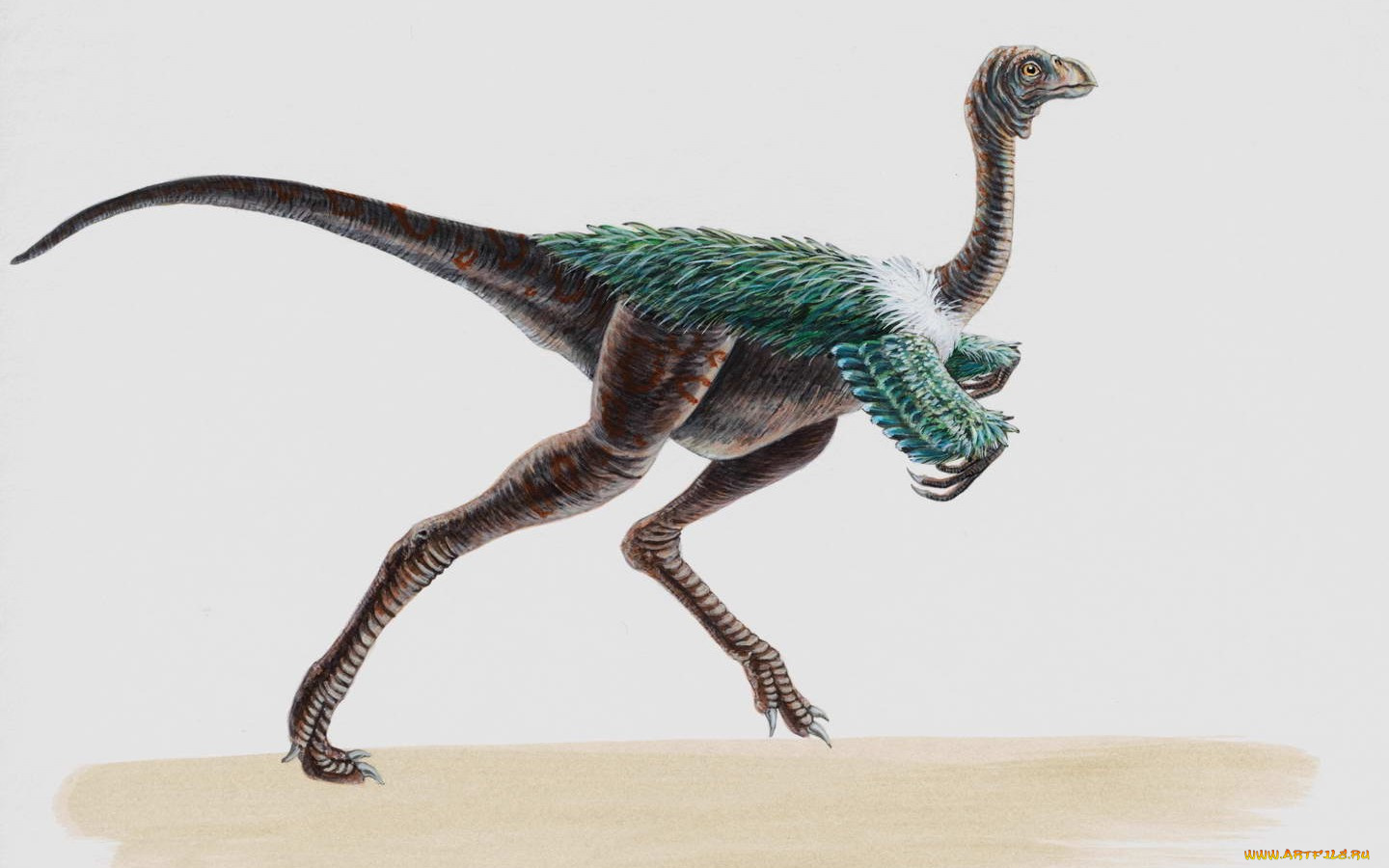 рисованные, животные, доисторические