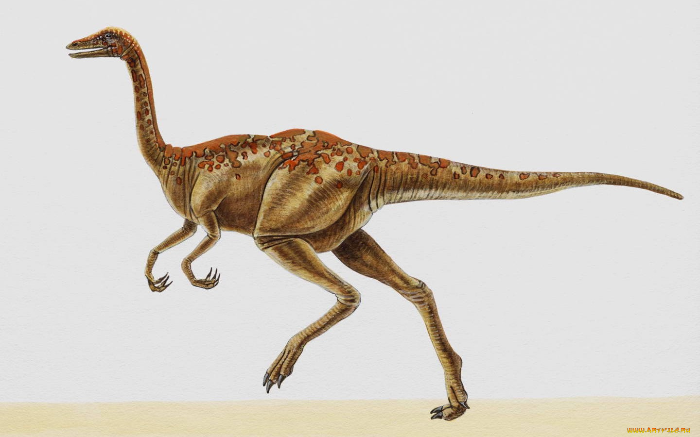 рисованные, животные, доисторические