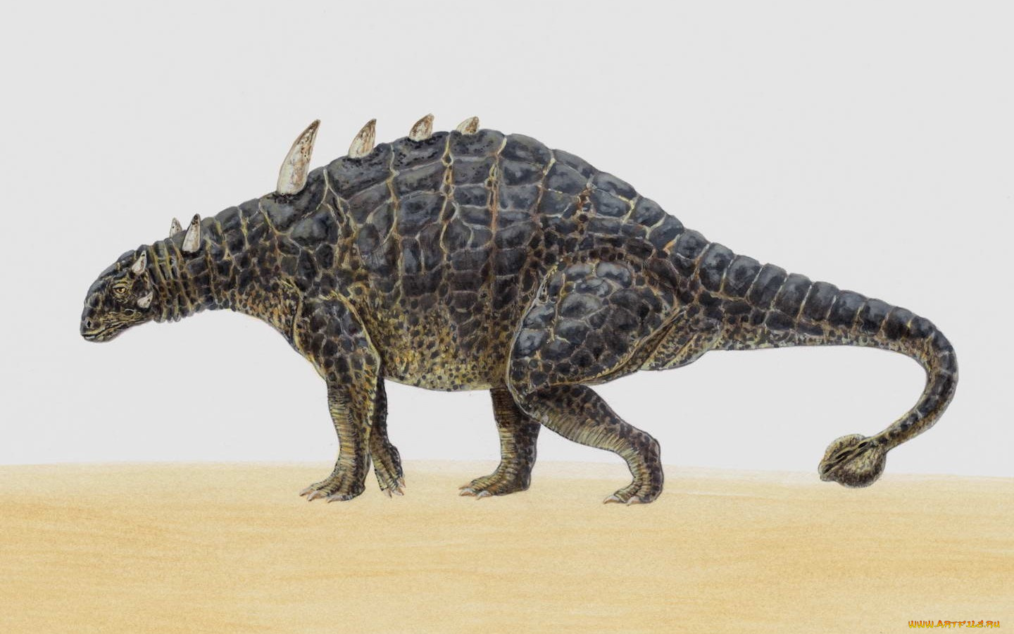 рисованные, животные, доисторические