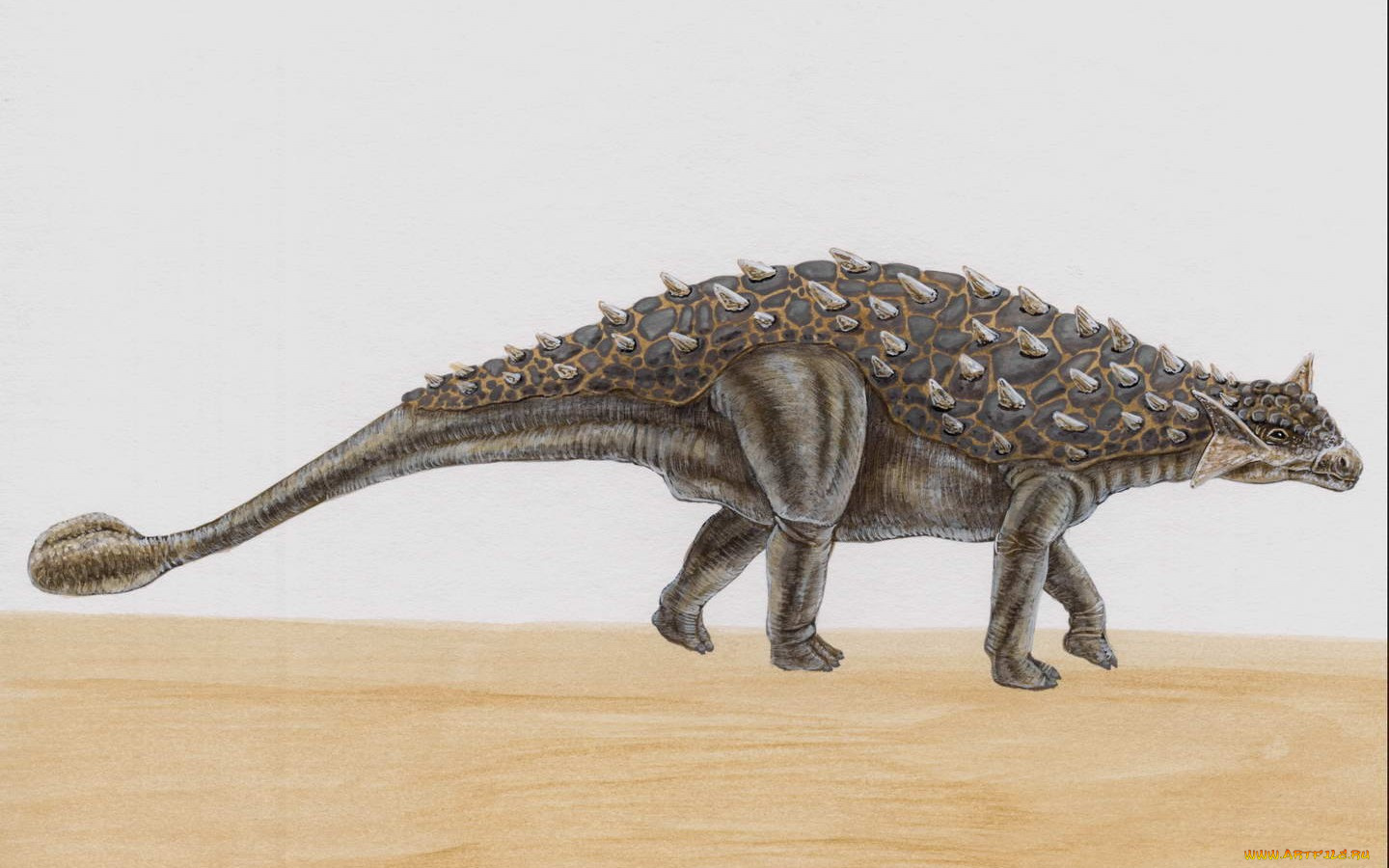 рисованные, животные, доисторические