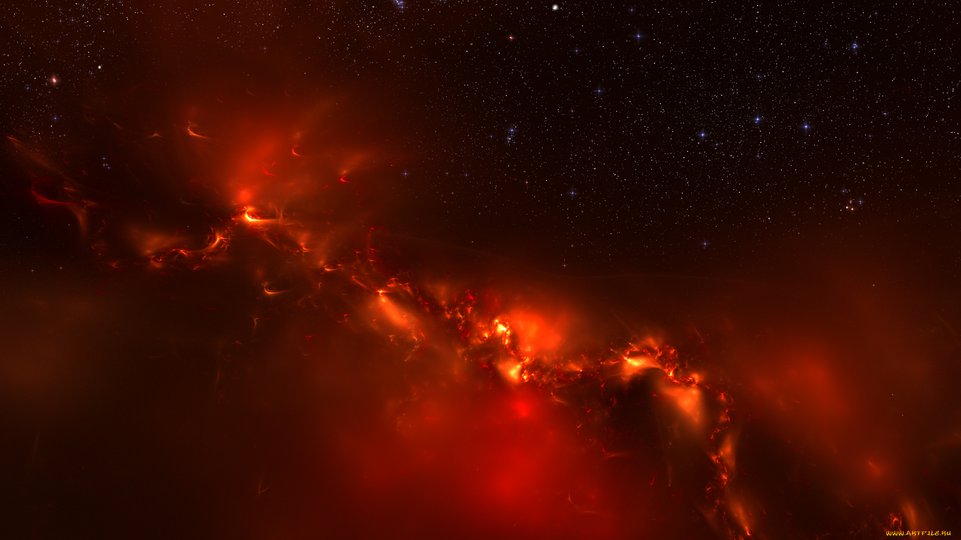 космос, галактики, туманности