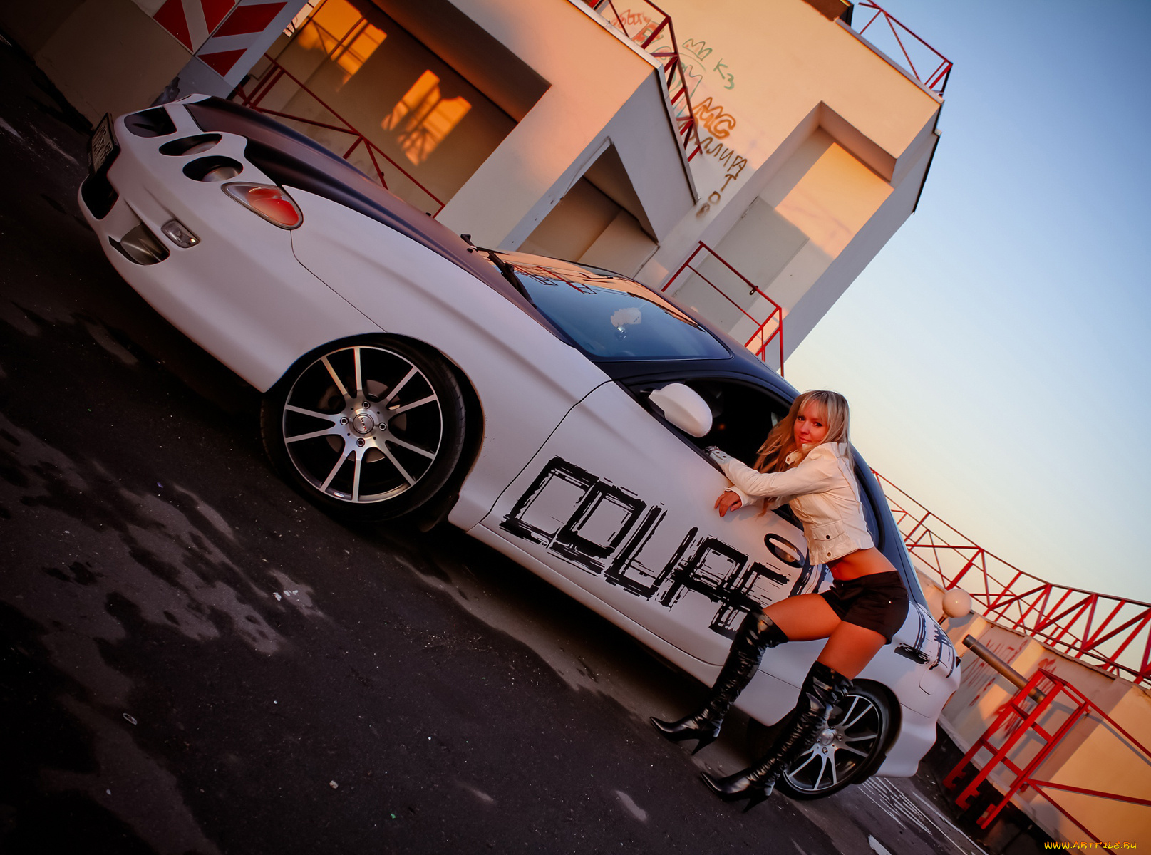 автомобили, авто, девушками