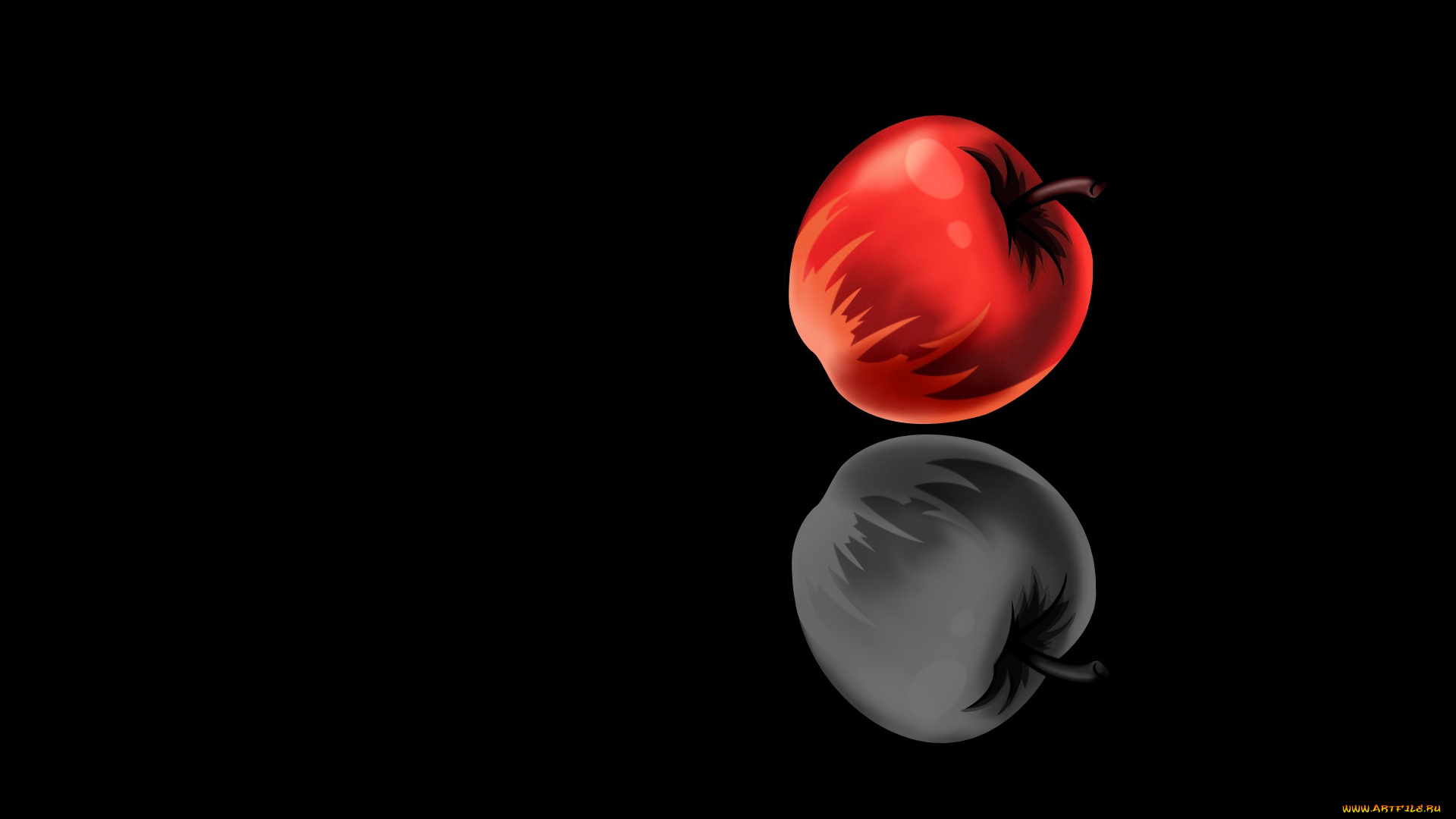 3д, графика, другое, яблока