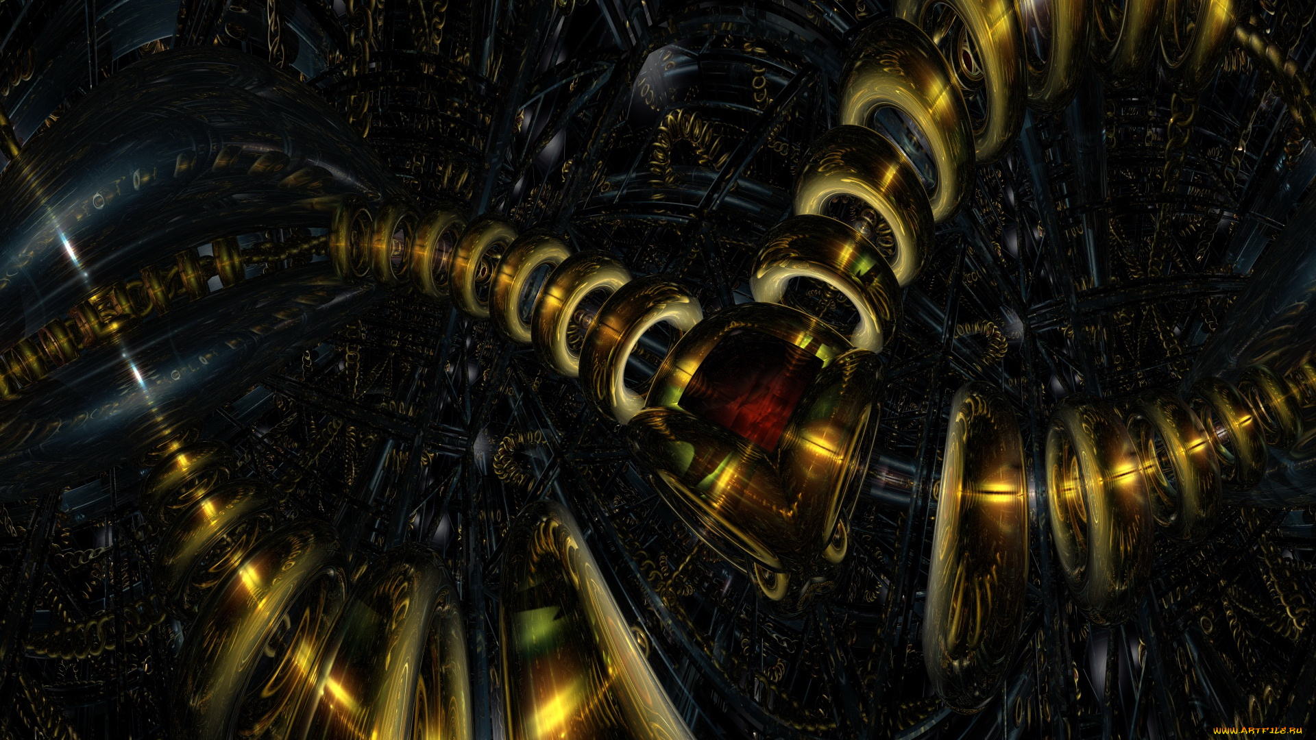 3д, графика, fractal, фракталы, цвета, фон, узор