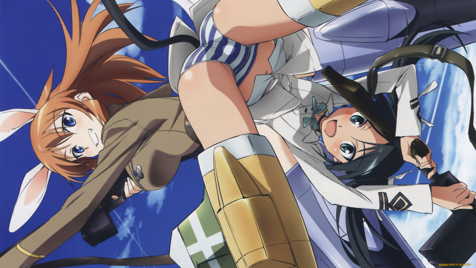 аниме, strike, witches