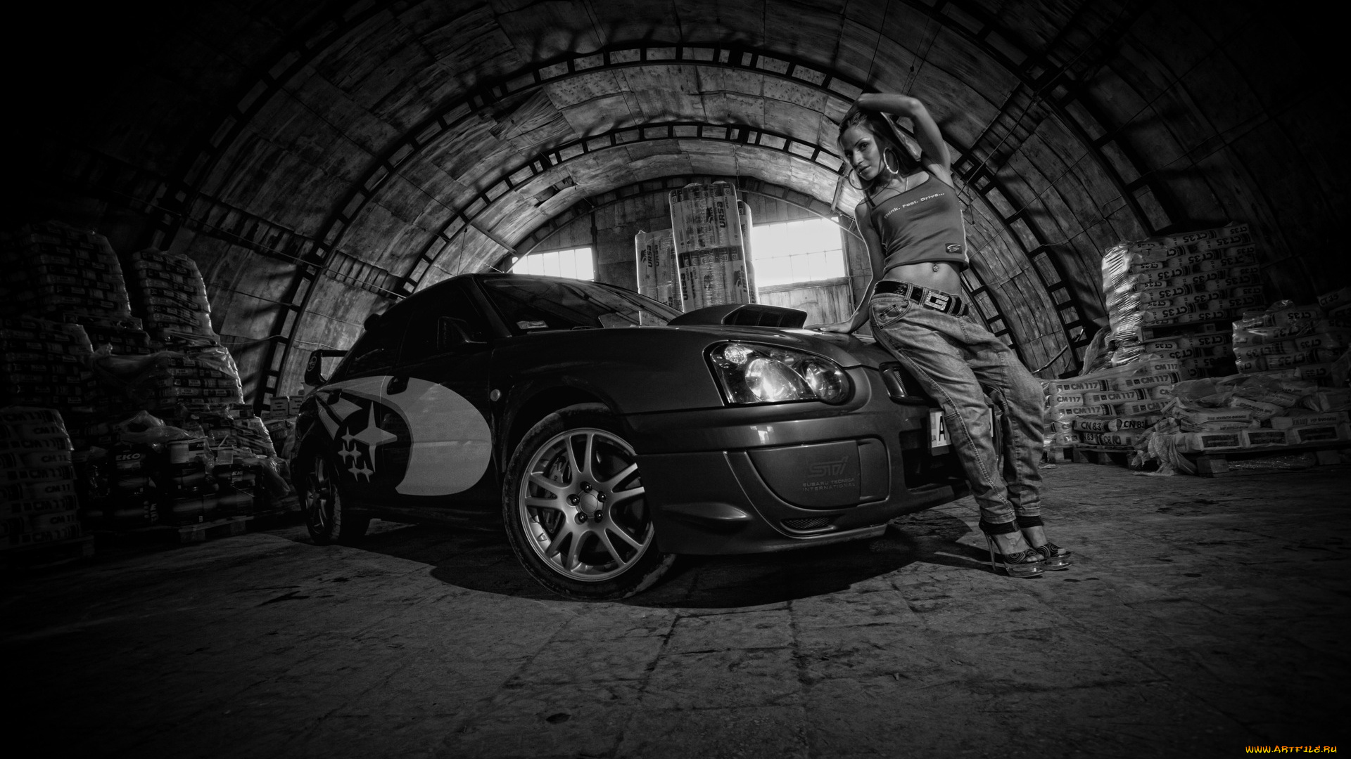 автомобили, авто, девушками