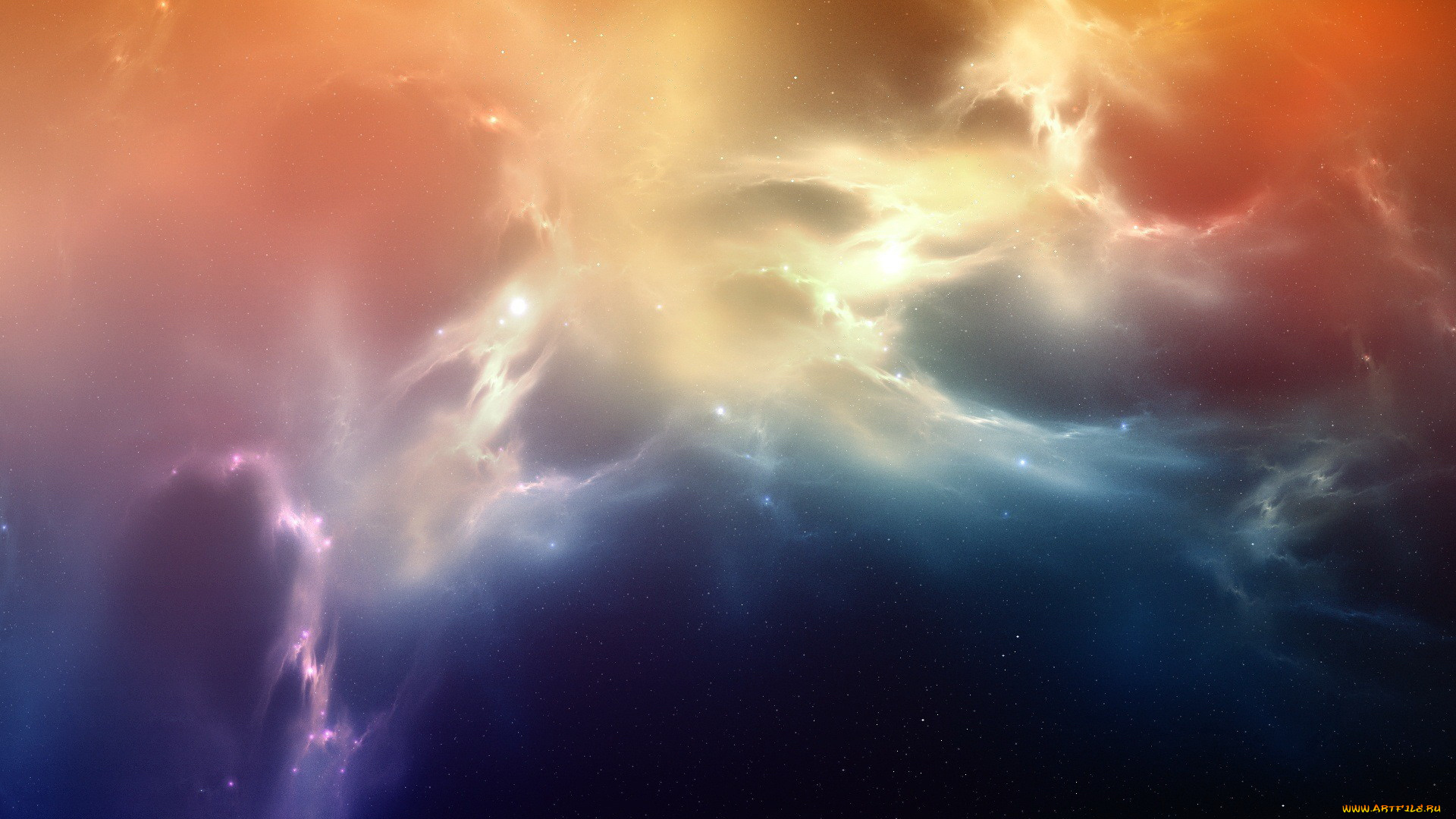 космос, галактики, туманности, туманность