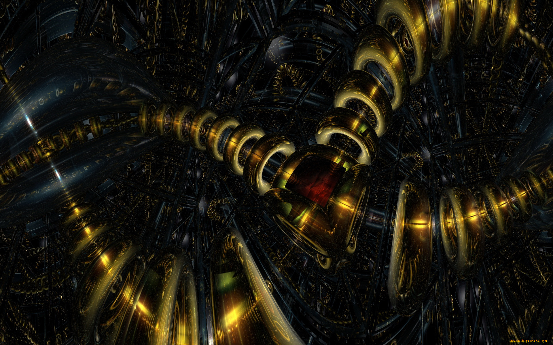 3д, графика, fractal, фракталы, цвета, фон, узор