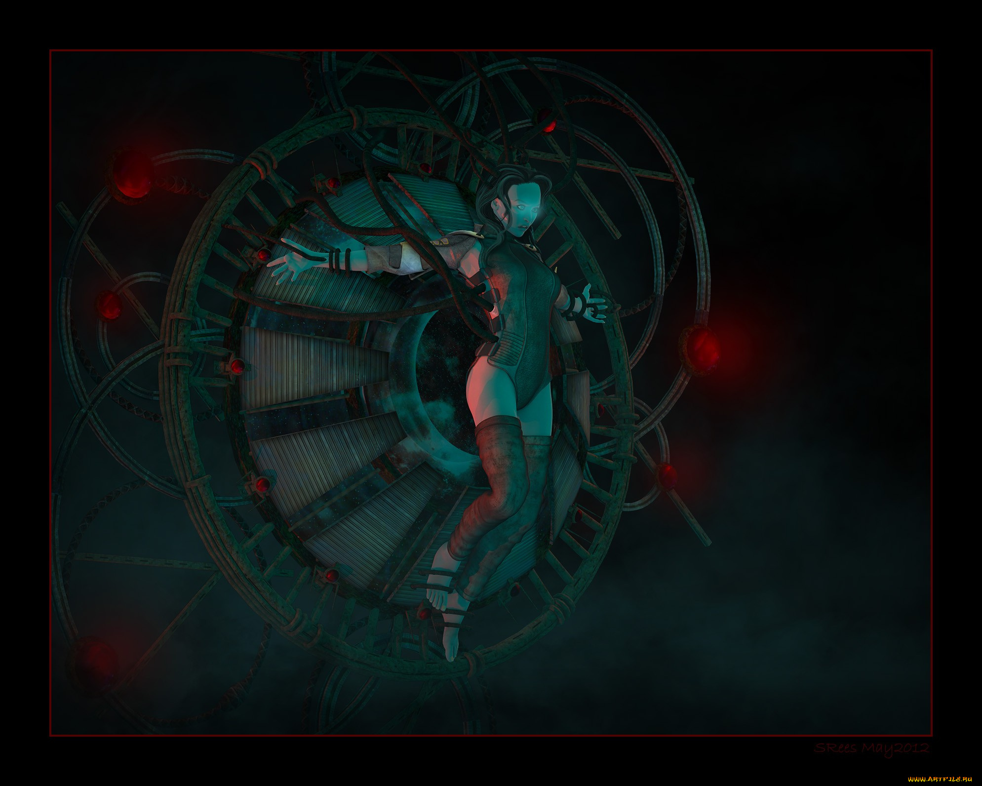 3д, графика, fantasy, фантазия, девушка